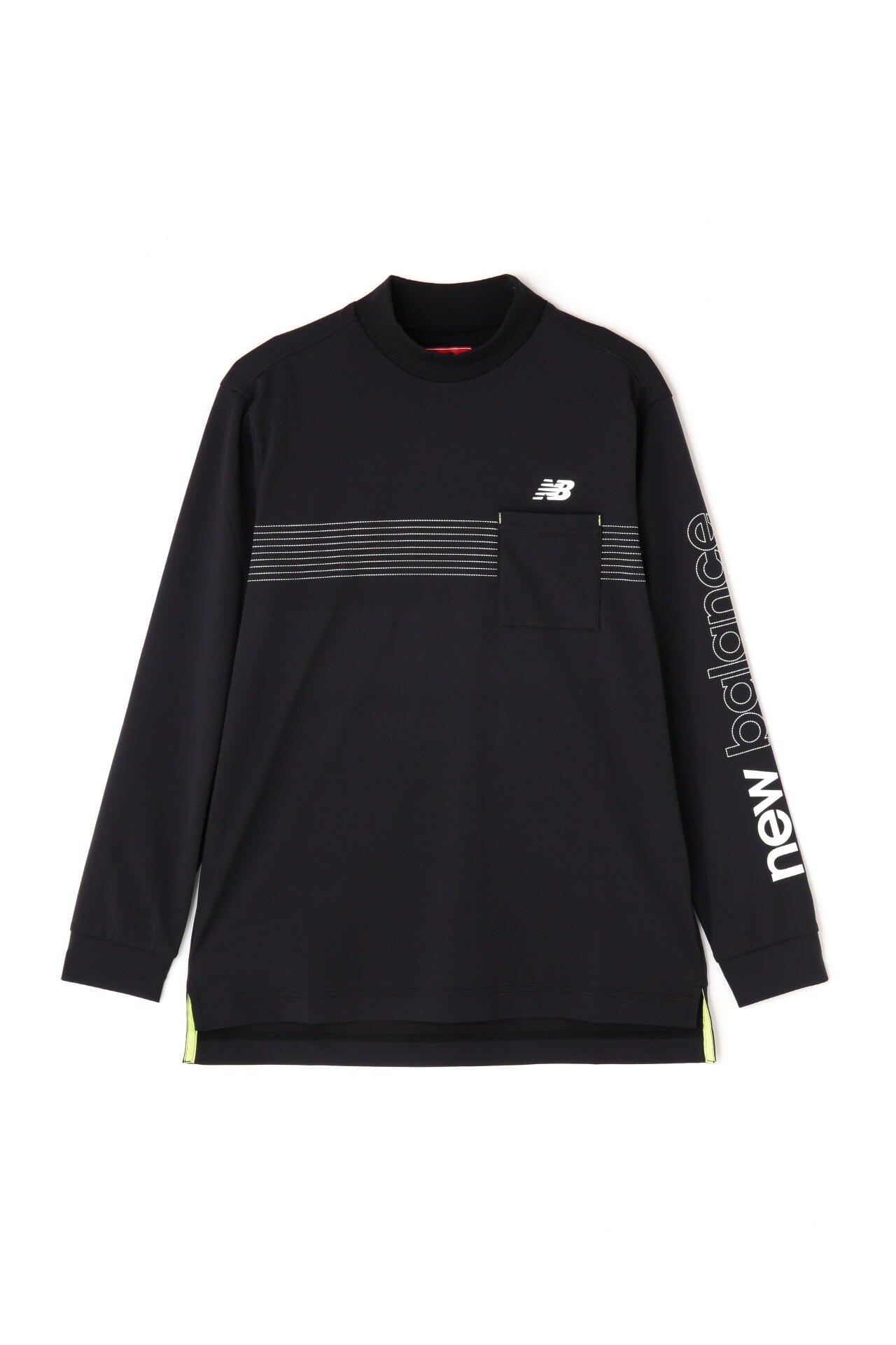 接触冷感 長袖 モックネック プルオーバー (MENS SPORT)