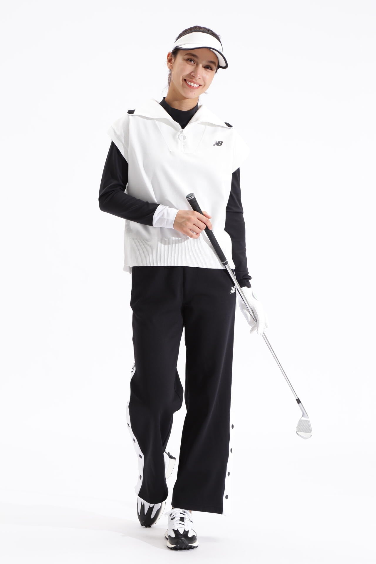 接触冷感 長袖 モックネック プルオーバー (WOMENS SPORT)