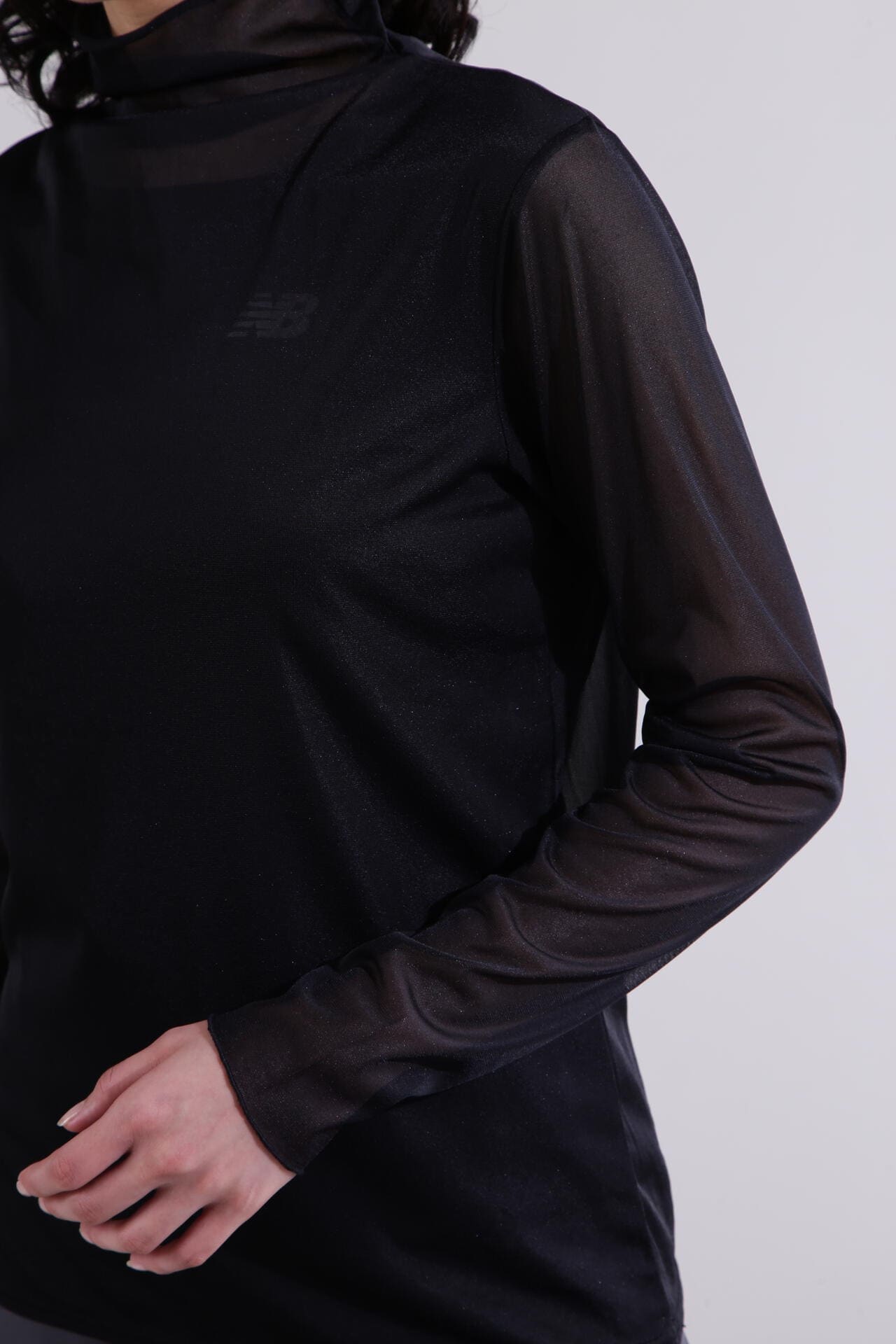 【直営店舗限定】長袖 シアーレイヤードプルオーバー (WOMENS)