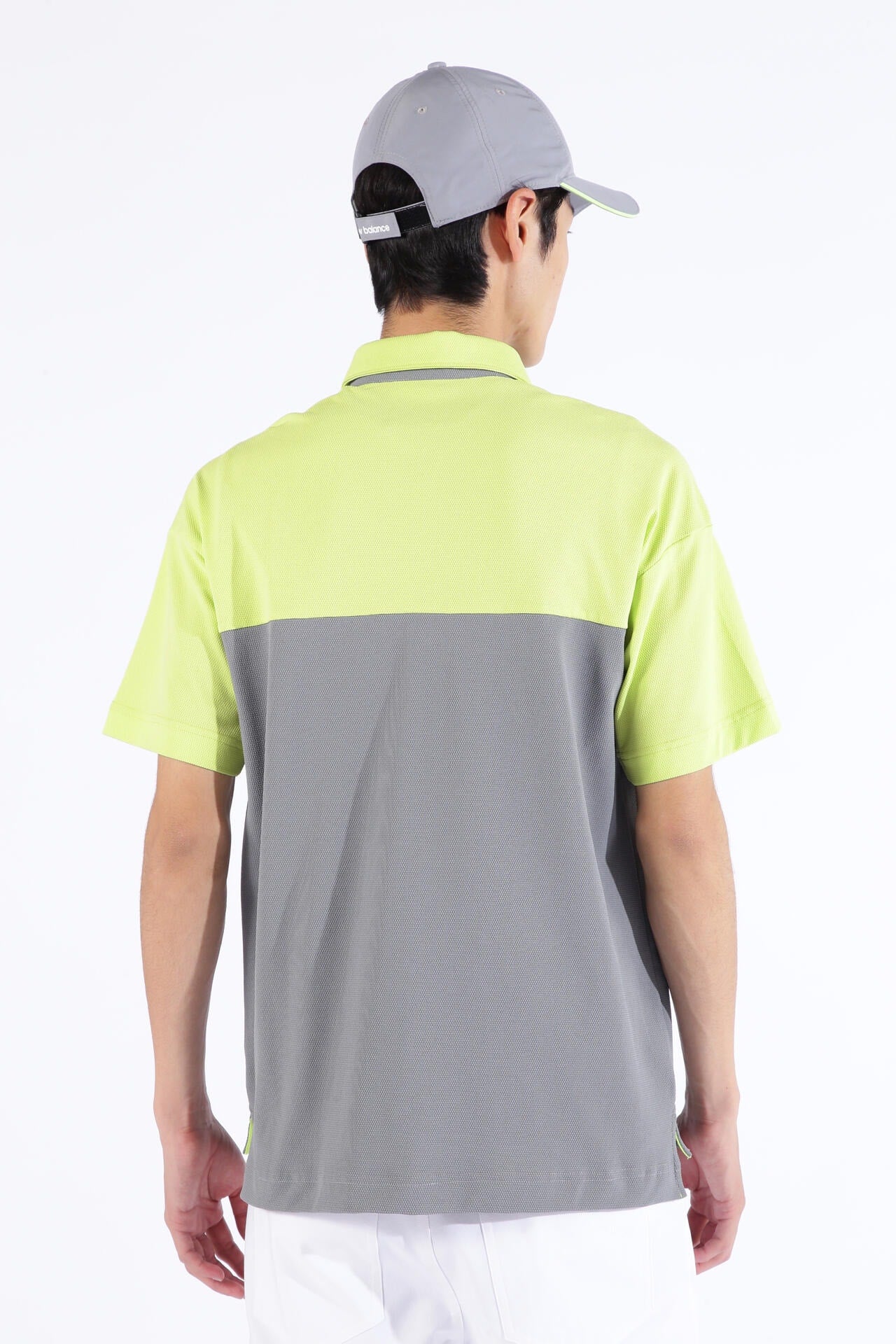 ポップコーンピケ 半袖 カラーシャツ (MENS SPORT)