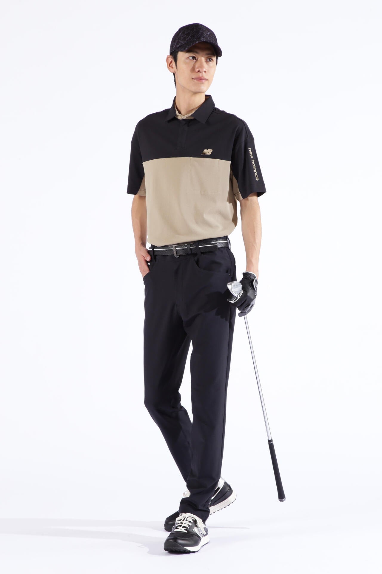 ポップコーンピケ 半袖 カラーシャツ (MENS SPORT)