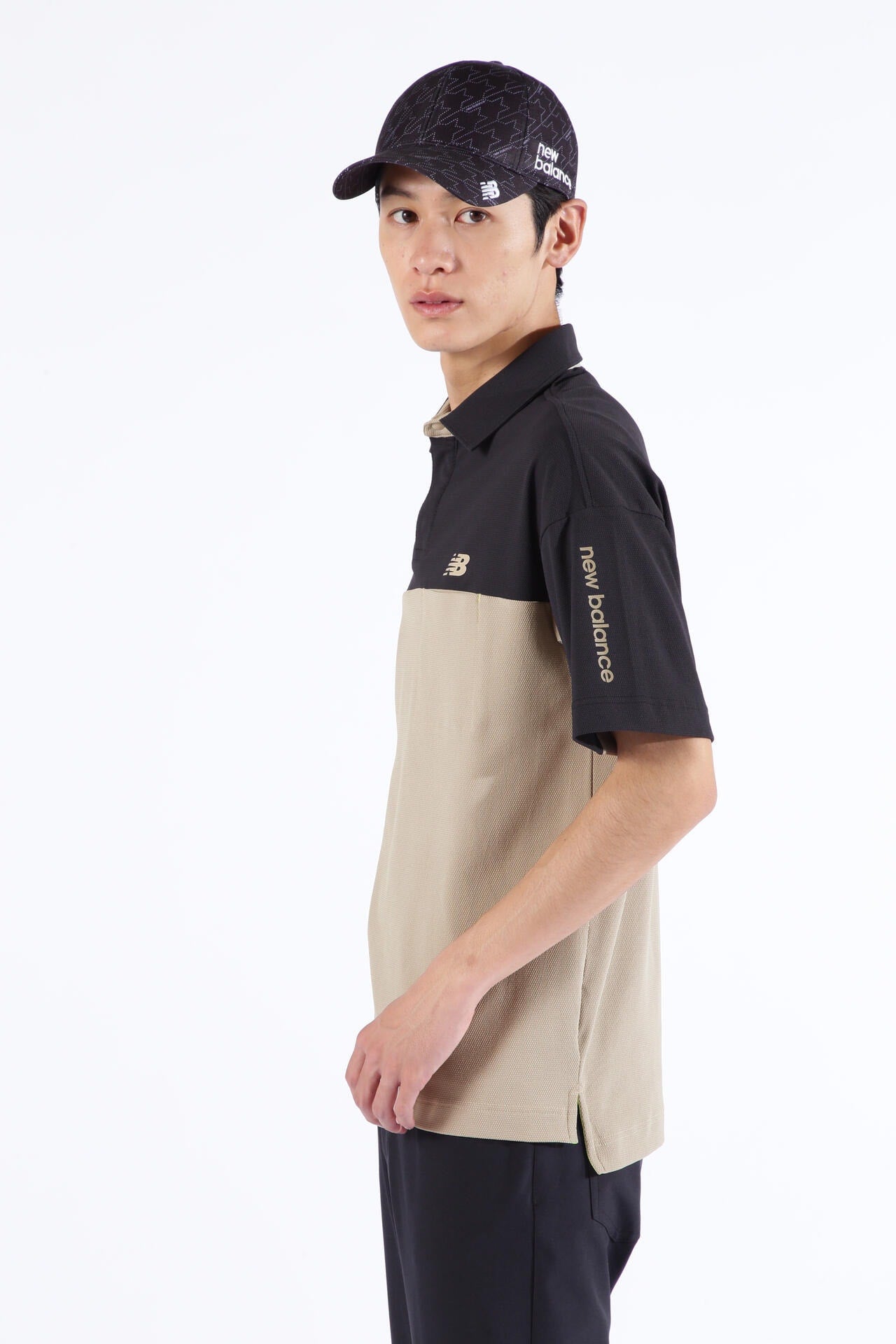 ポップコーンピケ 半袖 カラーシャツ (MENS SPORT)