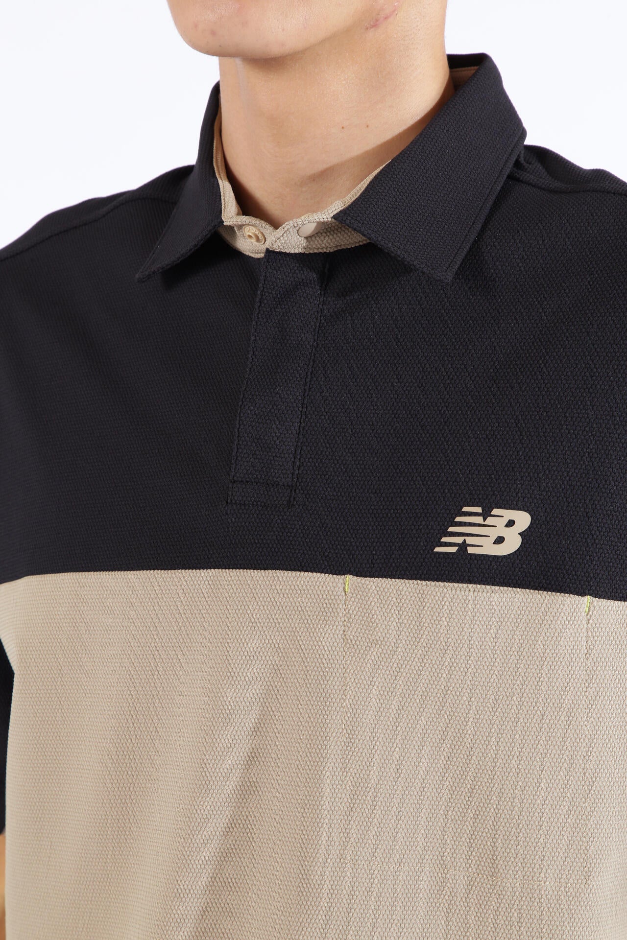 ポップコーンピケ 半袖 カラーシャツ (MENS SPORT)