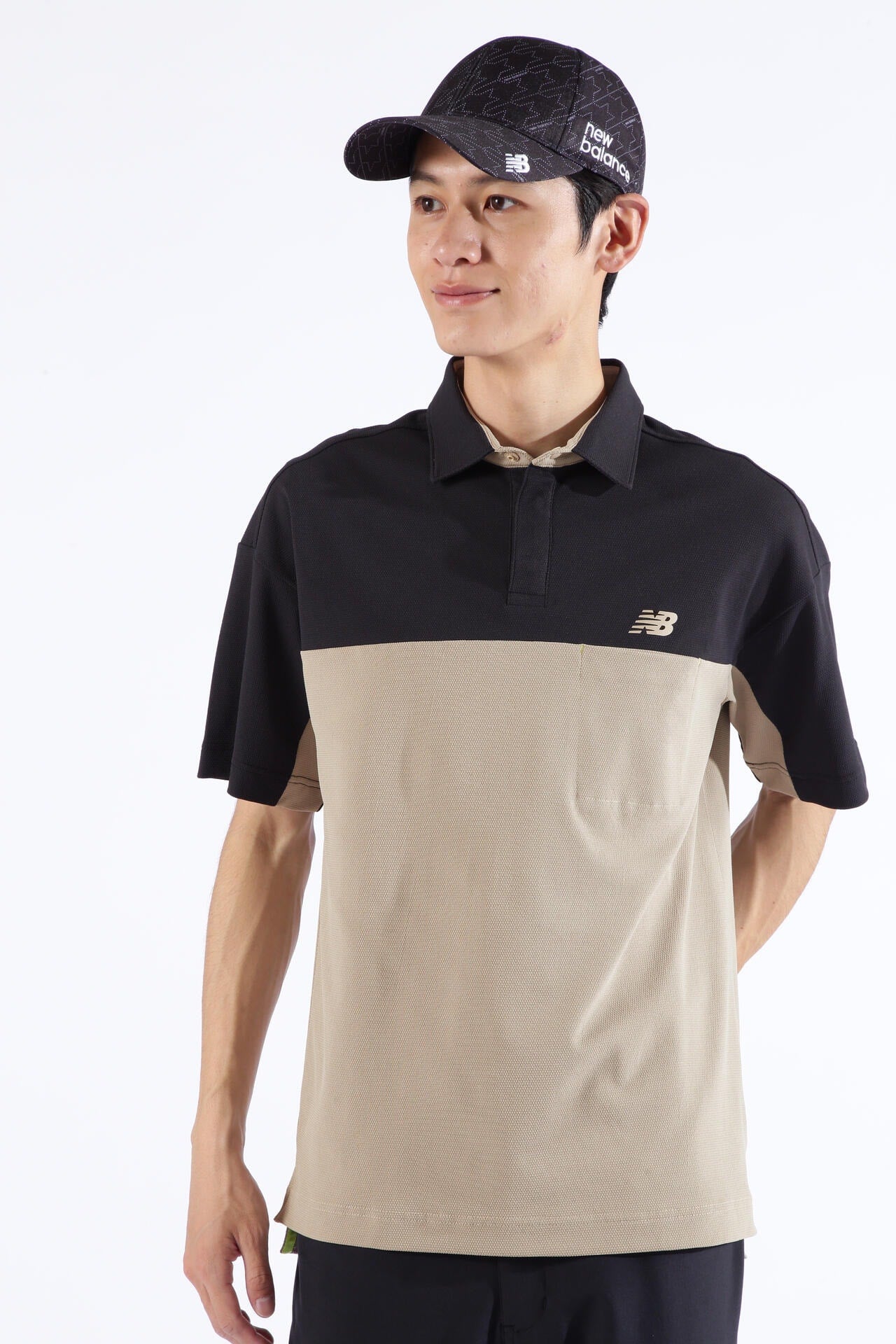 ポップコーンピケ 半袖 カラーシャツ (MENS SPORT)