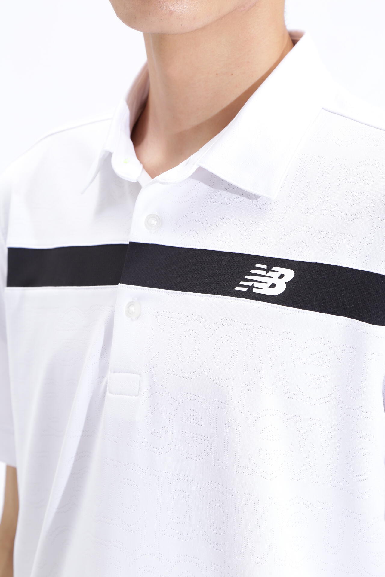 アウトラインステッチ 半袖 カラーシャツ (MENS SPORT)