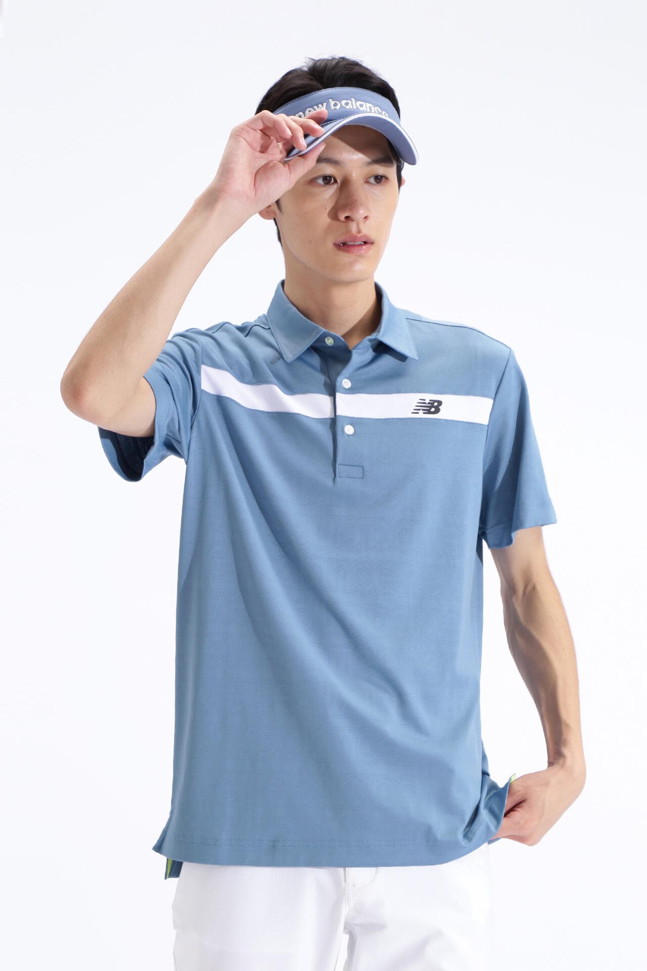 アウトラインステッチ 半袖 カラーシャツ (MENS SPORT)