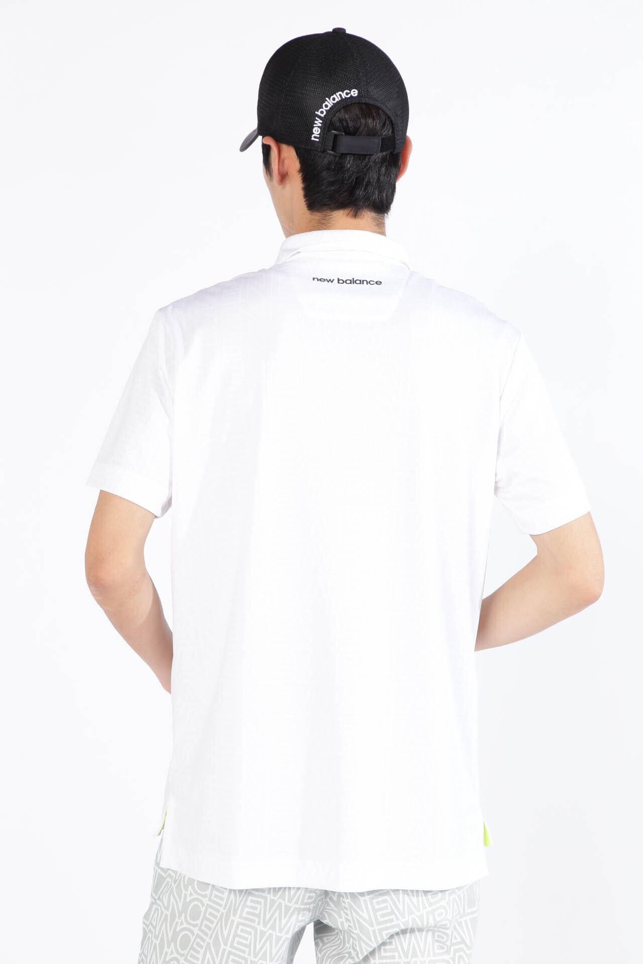 チェッカー×ロゴ 半袖 カラーシャツ (MENS SPORT)