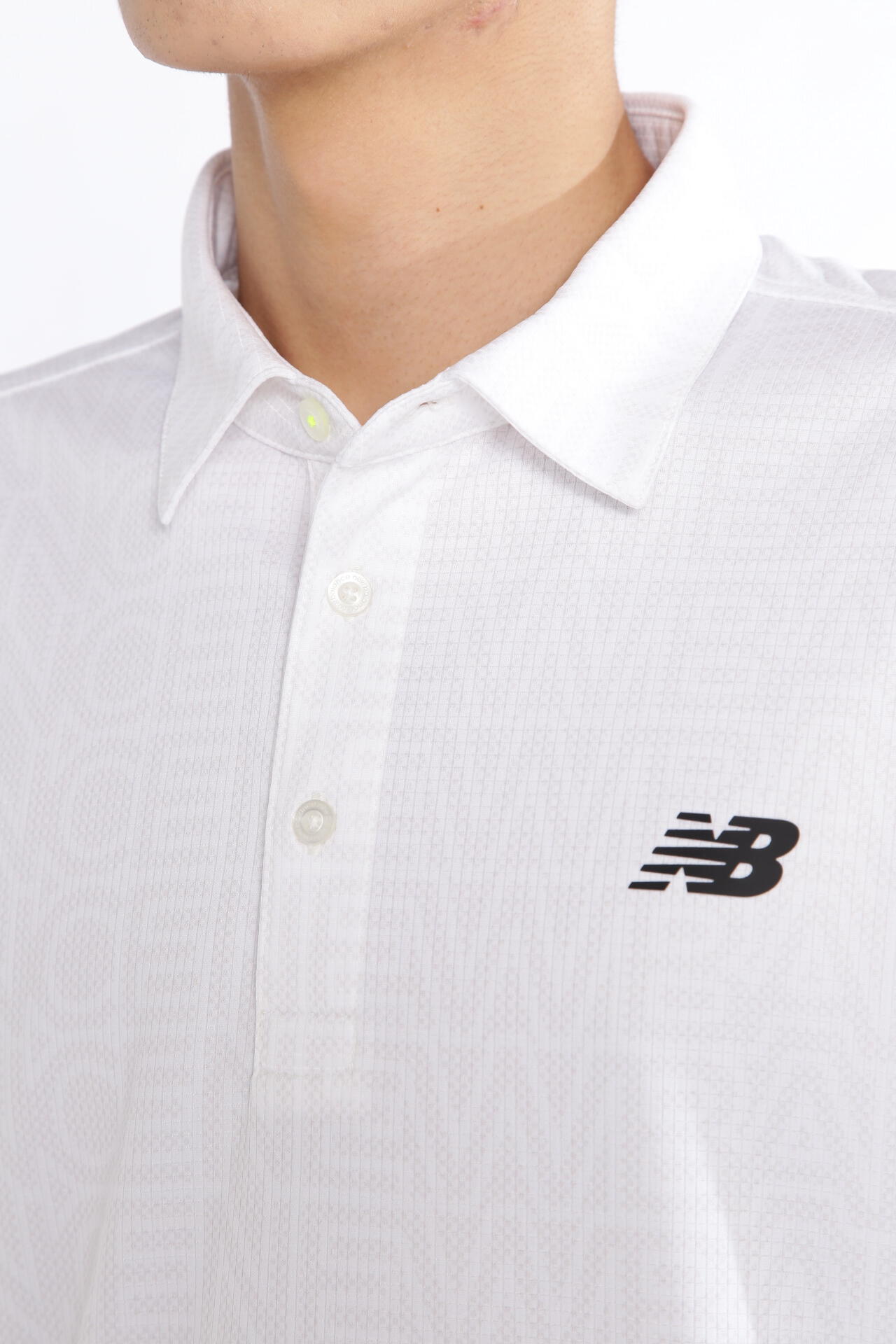 チェッカー×ロゴ 半袖 カラーシャツ (MENS SPORT)