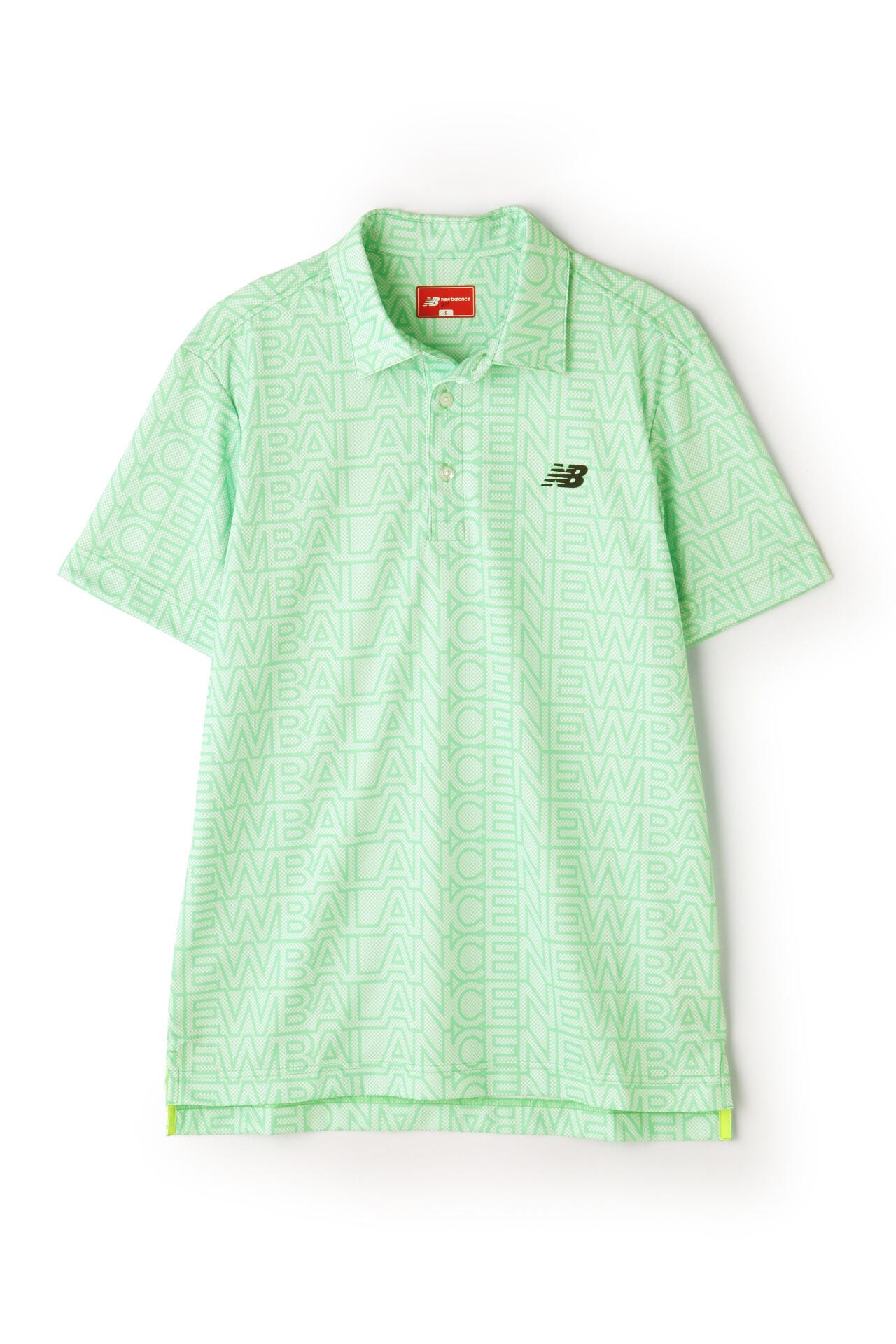チェッカー×ロゴ 半袖 カラーシャツ (MENS SPORT)