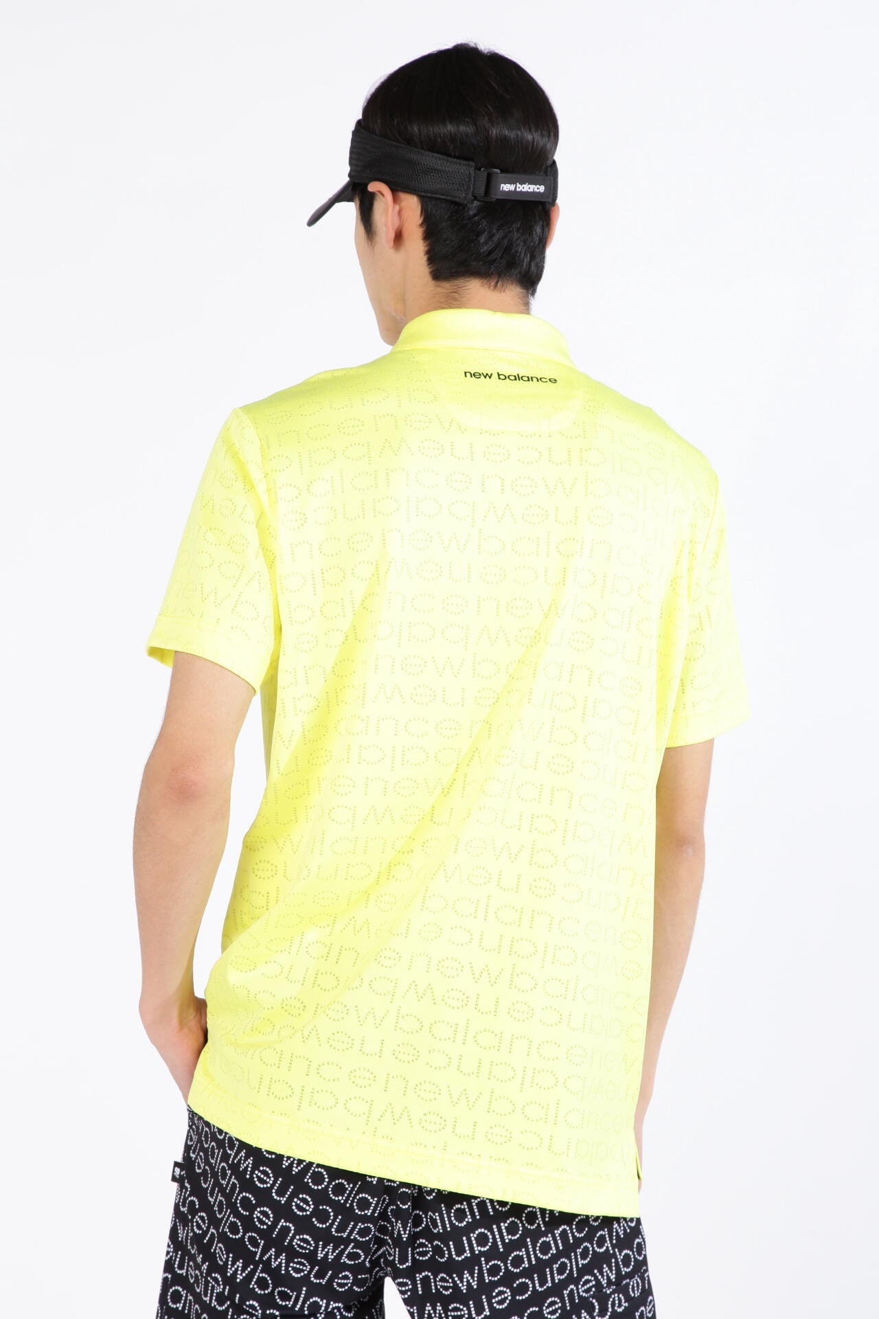 ピクセルロゴ柄 半袖 カラーシャツ (MENS SPORT)