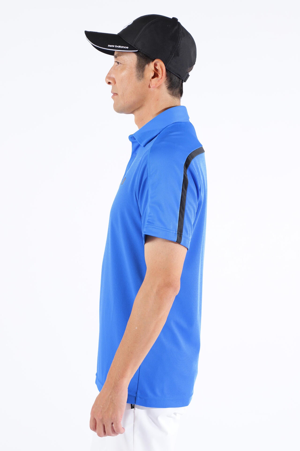 ワッフル×チェック 半袖 カラーシャツ (MENS WORLD)