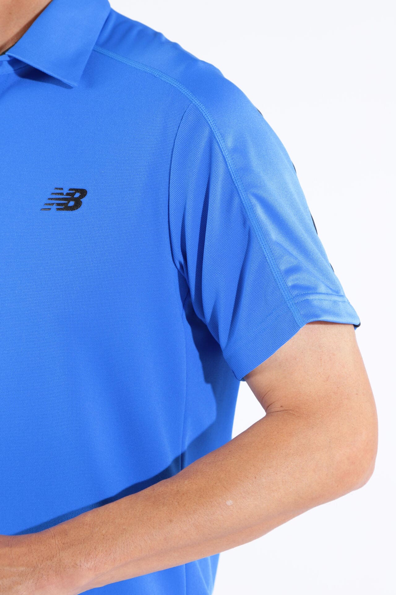 ワッフル×チェック 半袖 カラーシャツ (MENS WORLD)
