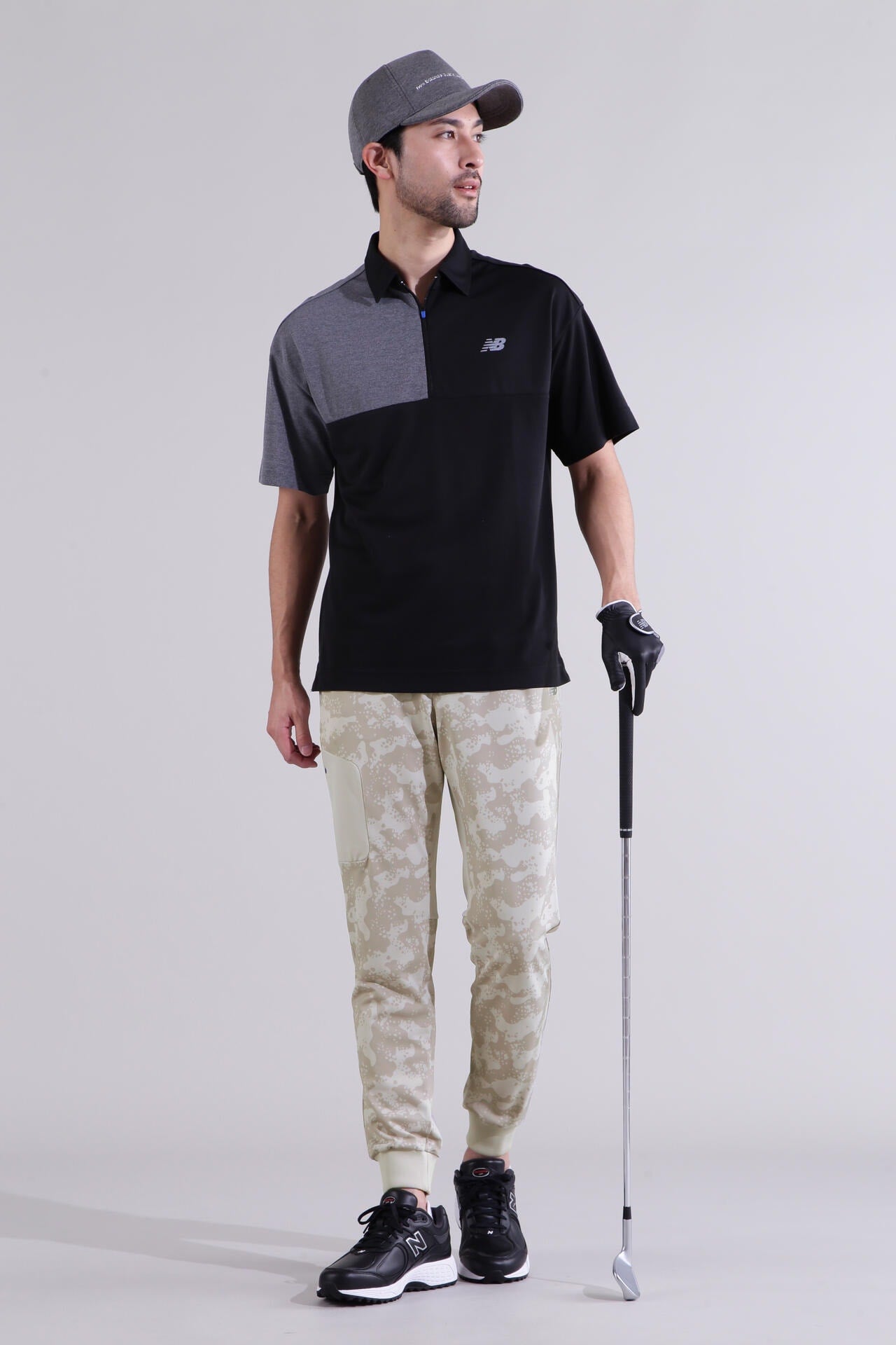 【直営店舗限定】ハーフジップ カラーシャツ (MENS)