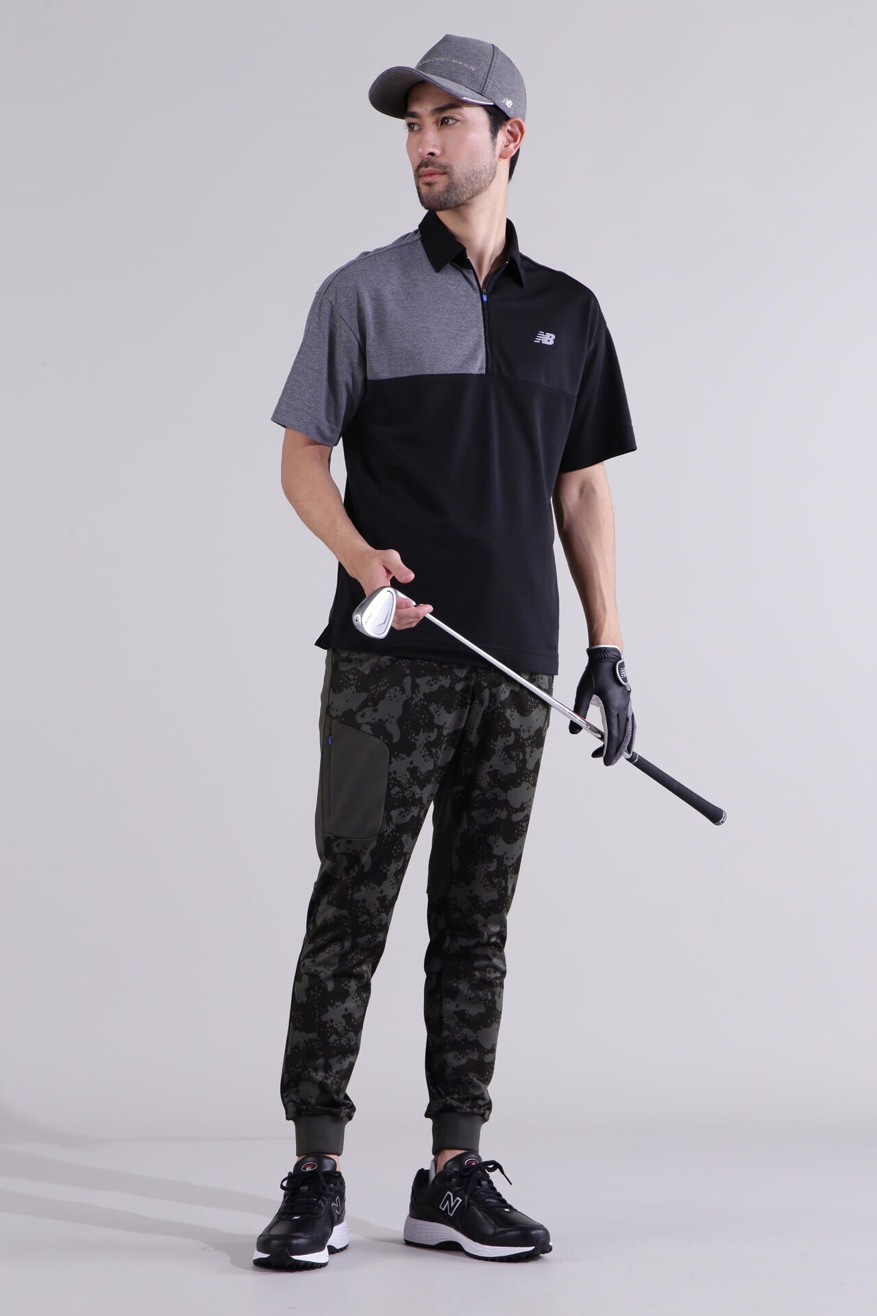 【直営店舗限定】ハーフジップ カラーシャツ (MENS)