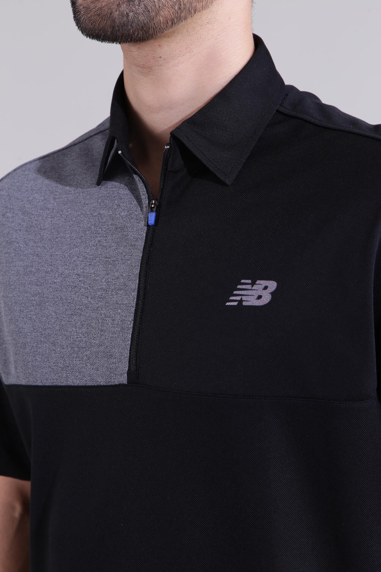 【直営店舗限定】ハーフジップ カラーシャツ (MENS)