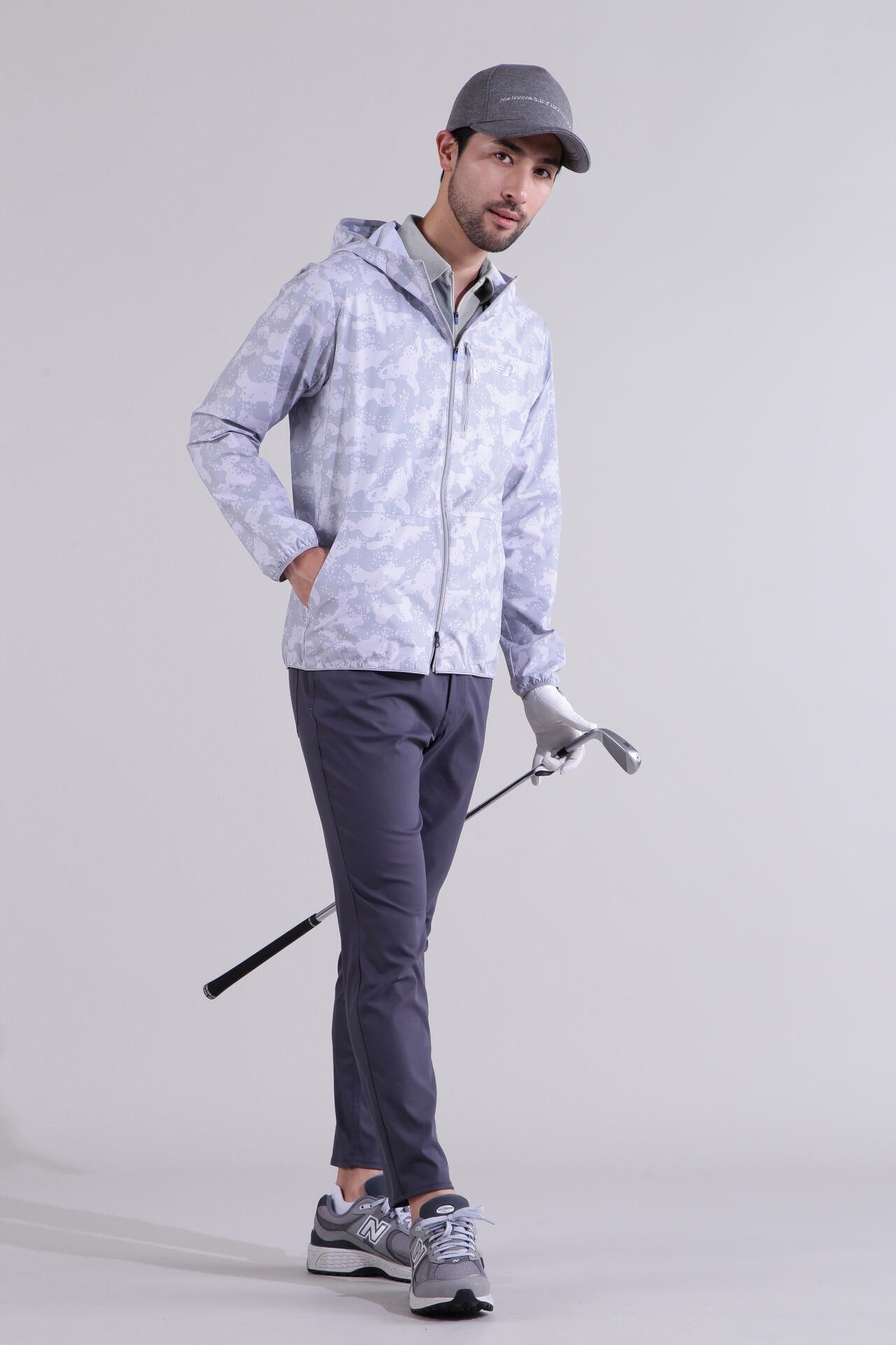 【直営店舗限定】ハーフジップ カラーシャツ (MENS)