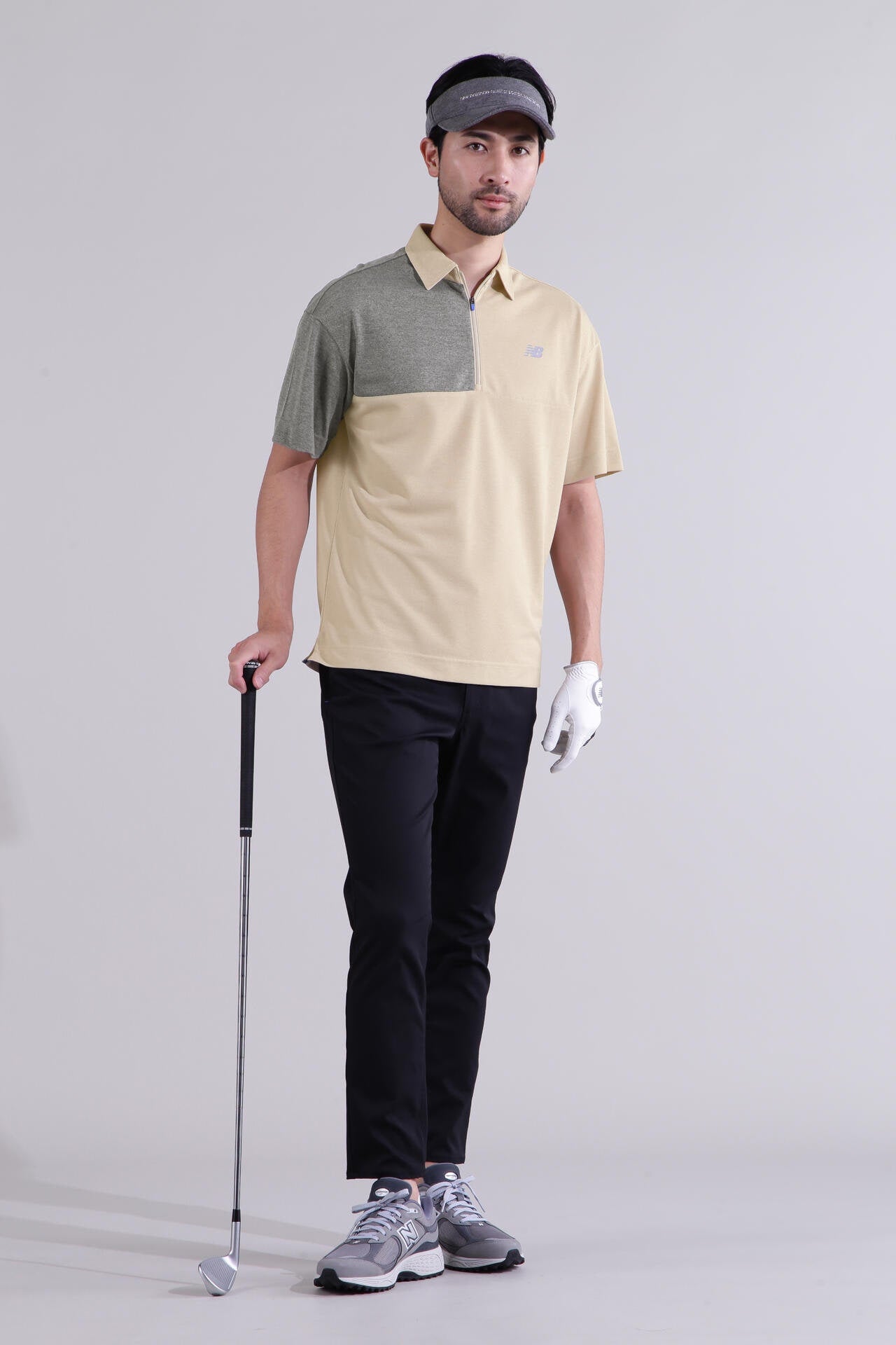 【直営店舗限定】ハーフジップ カラーシャツ (MENS)