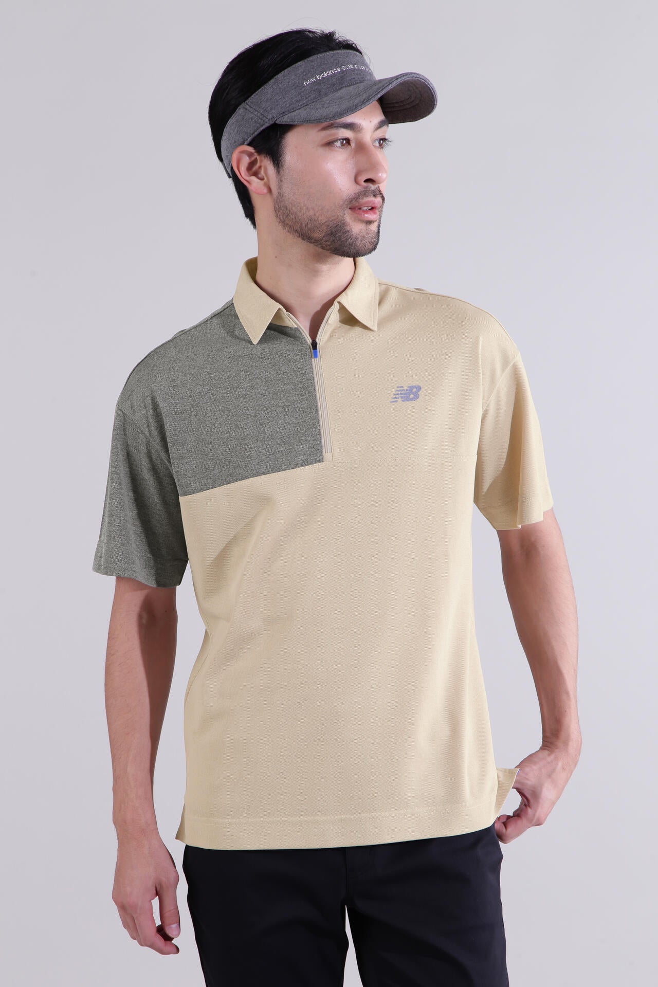 【直営店舗限定】ハーフジップ カラーシャツ (MENS)