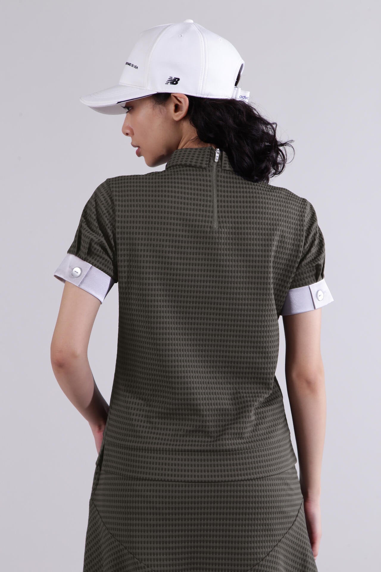 【直営店舗限定】ワッフル×サテン カラーシャツ (WOMENS)
