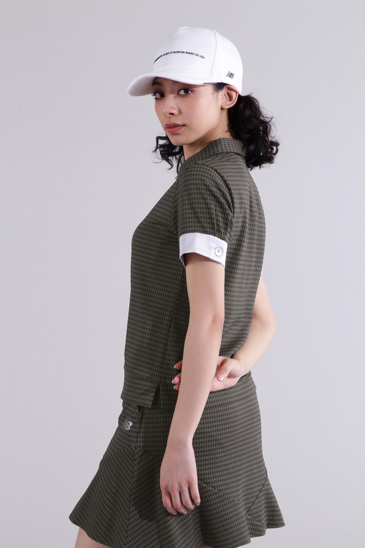 【直営店舗限定】ワッフル×サテン カラーシャツ (WOMENS)