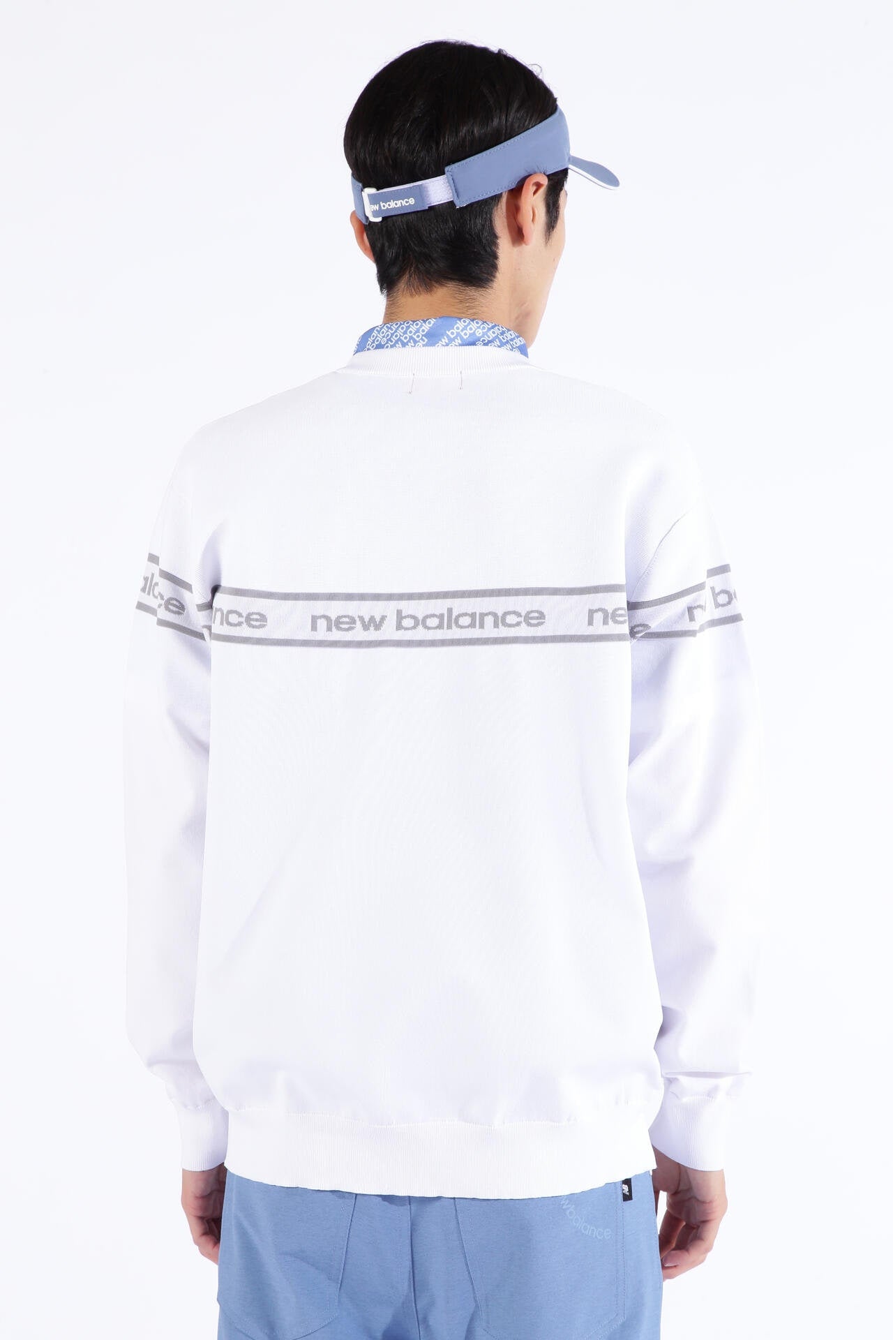 ロゴ×ガーター×プレーン クルーネック ニット プルオーバー (MENS SPORT)