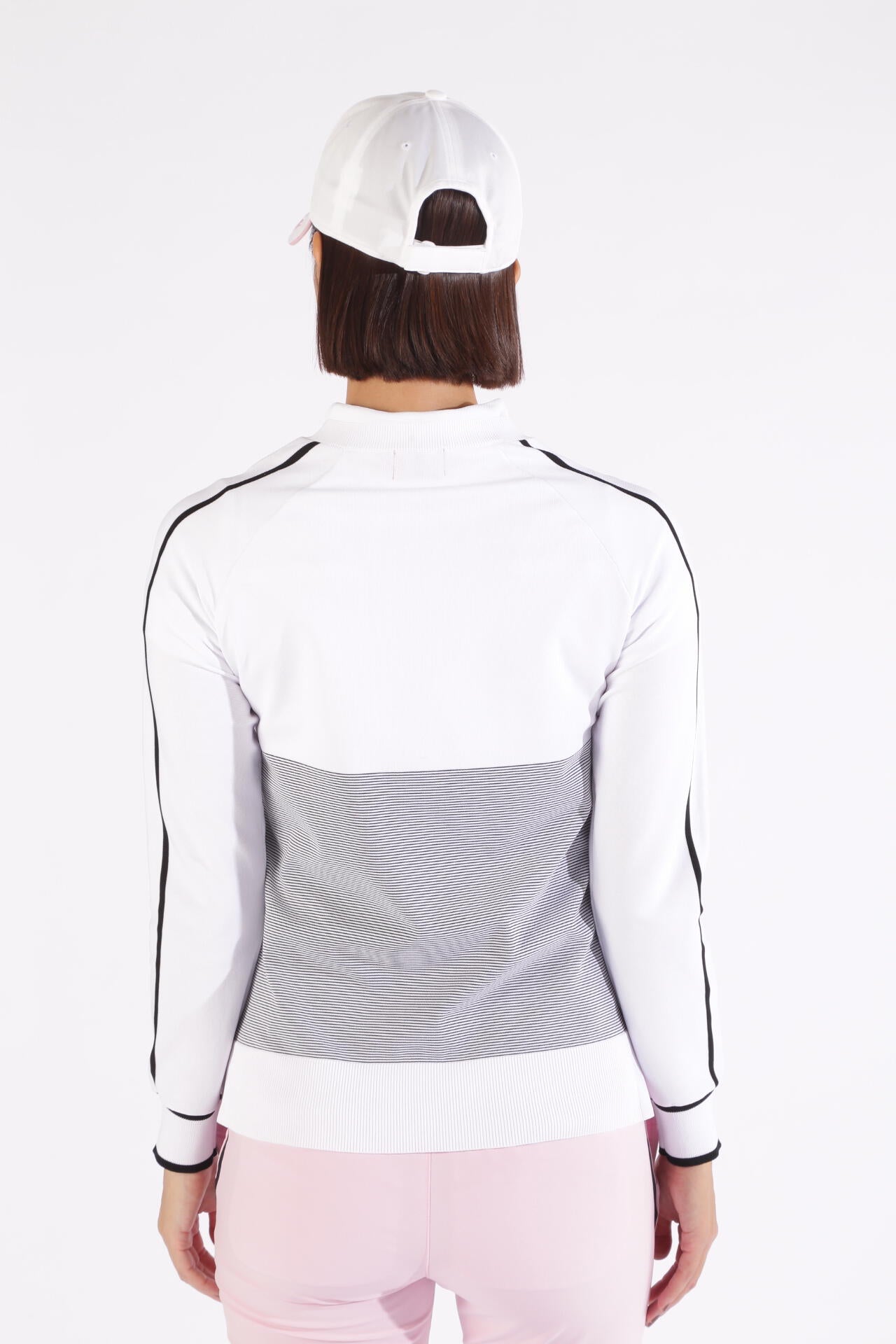 ロゴ×ボーダー クルーネック ニット プルオーバー (WOMENS WORLD)