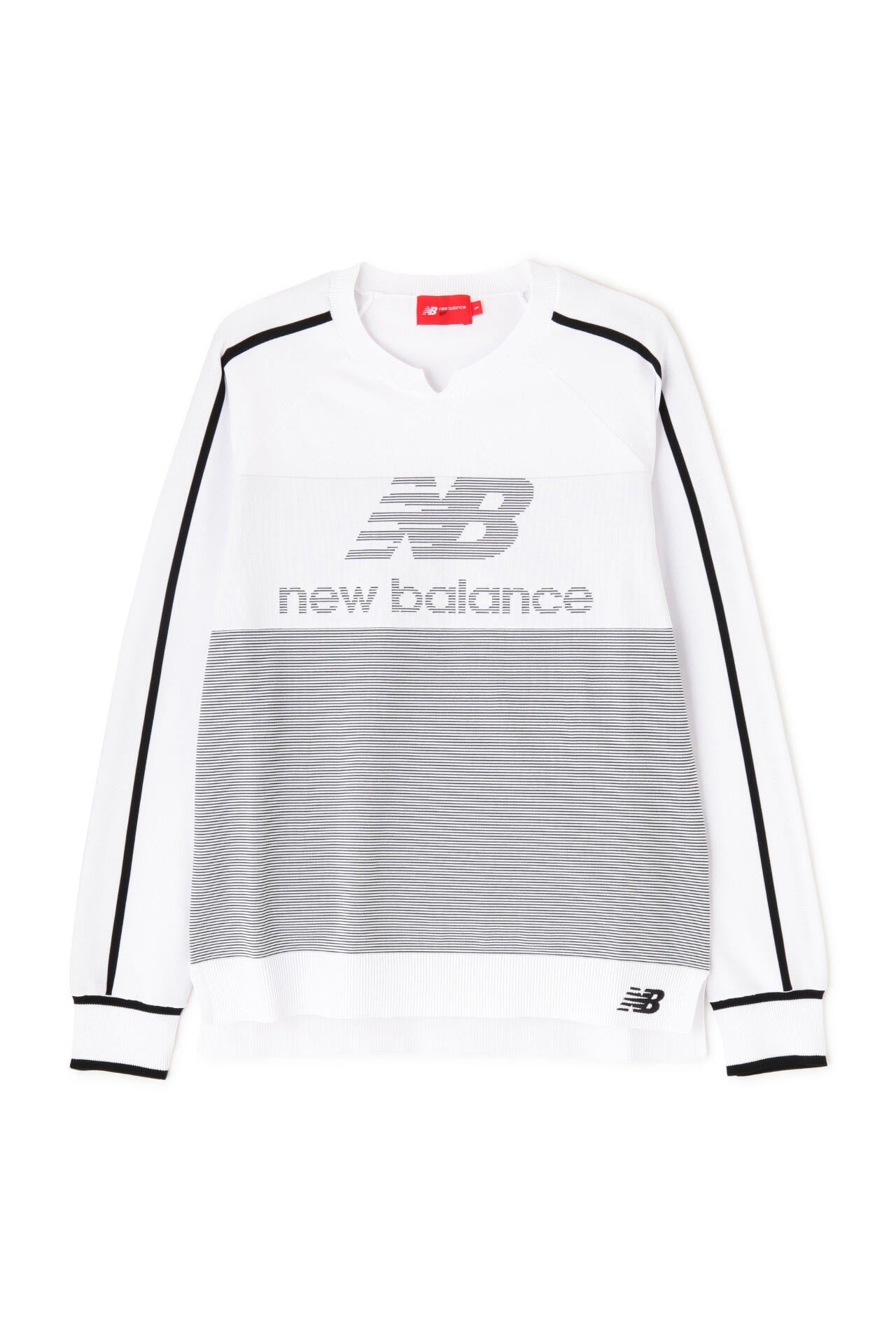 ロゴ×ボーダー クルーネック ニット プルオーバー (WOMENS WORLD)