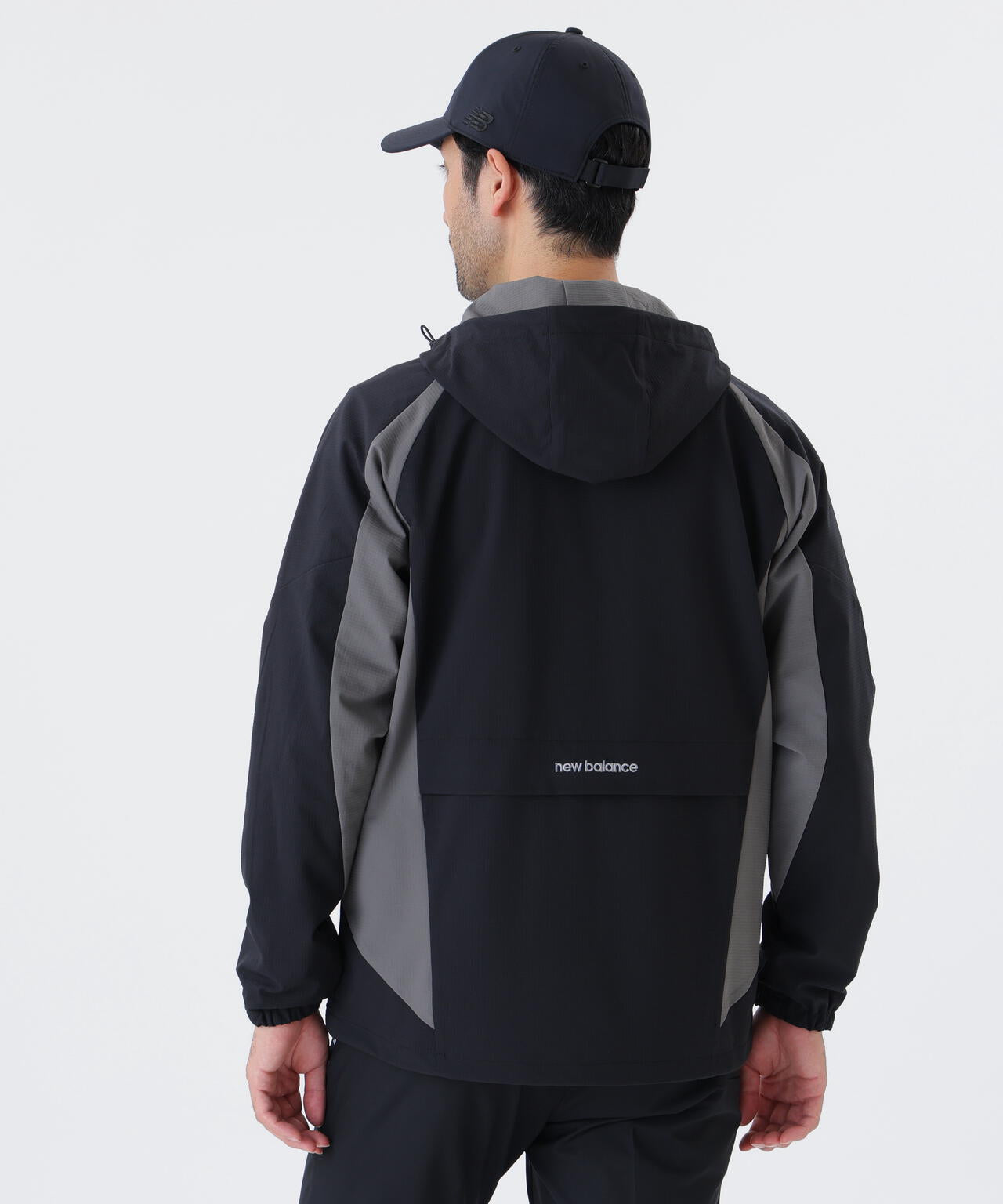 撥水 4WAYストレッチ フルジップ シェルパーカー (MENS)