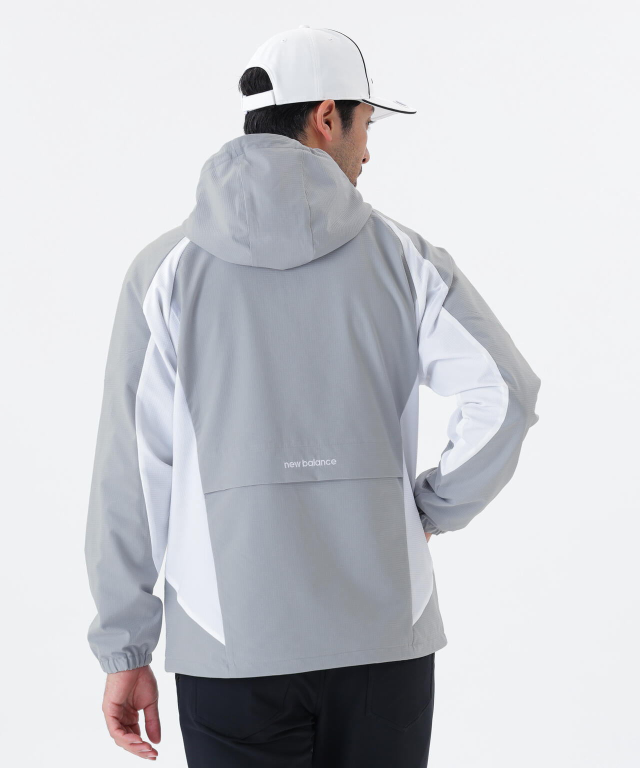 撥水 4WAYストレッチ フルジップ シェルパーカー (MENS)