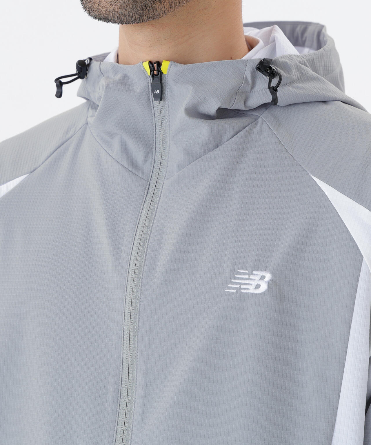 撥水 4WAYストレッチ フルジップ シェルパーカー (MENS)