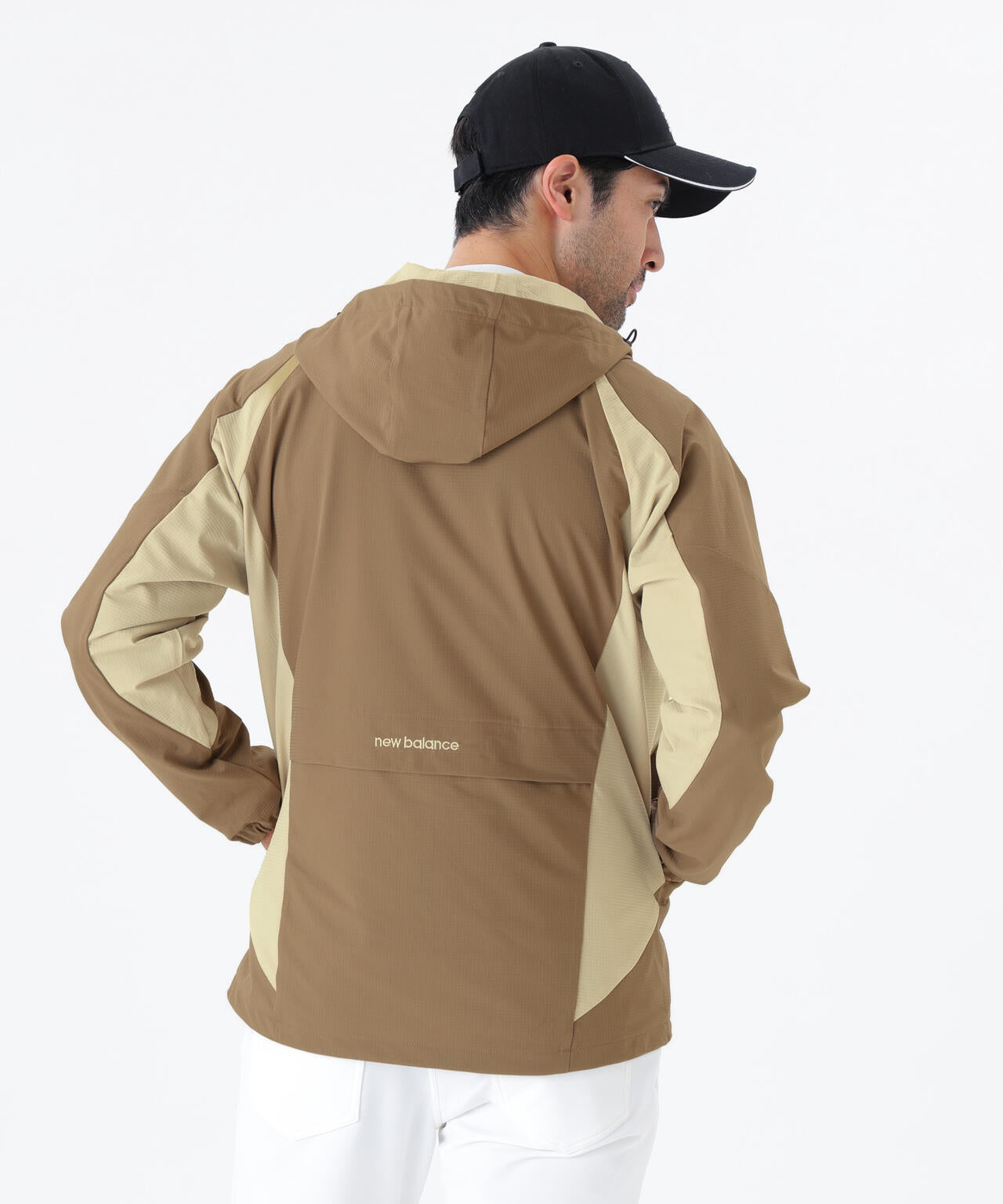 撥水 4WAYストレッチ フルジップ シェルパーカー (MENS)