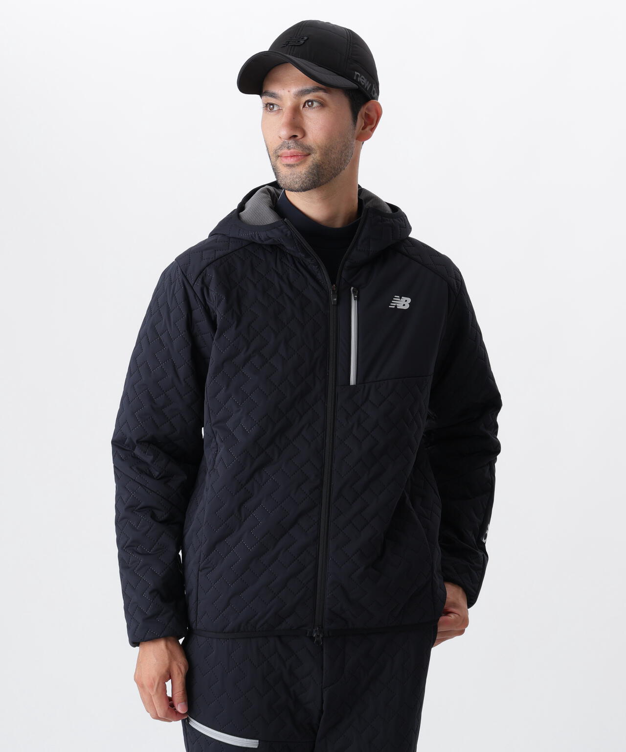 中綿 フルジップ フーディー (MENS)