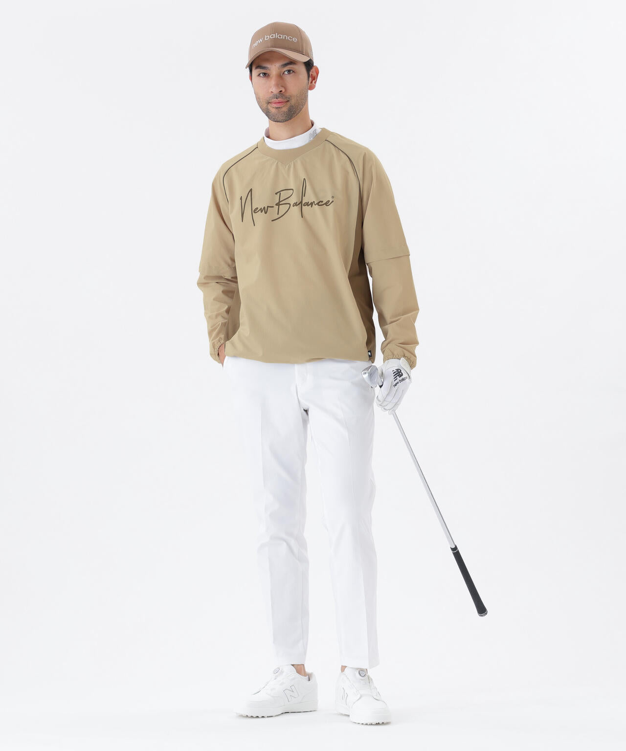 袖脱着 クルーネック スニードジャケット (MENS)