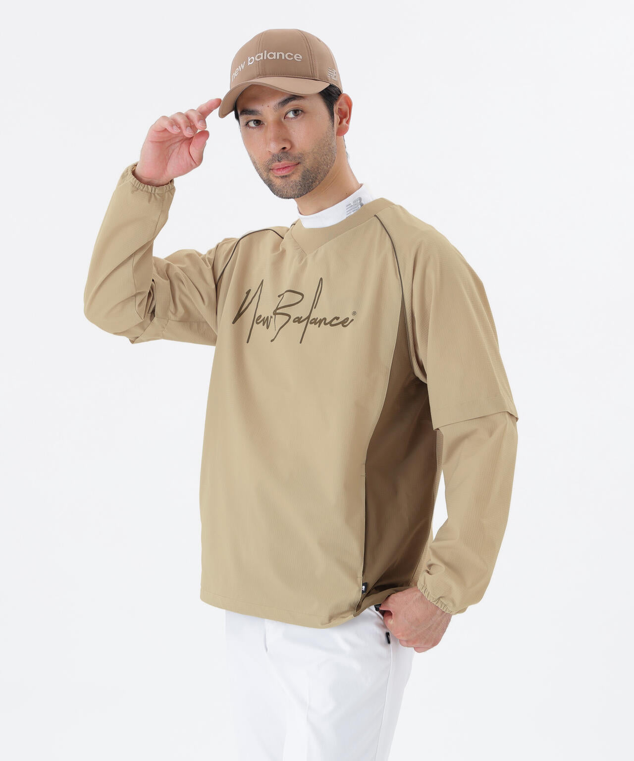 袖脱着 クルーネック スニードジャケット (MENS)