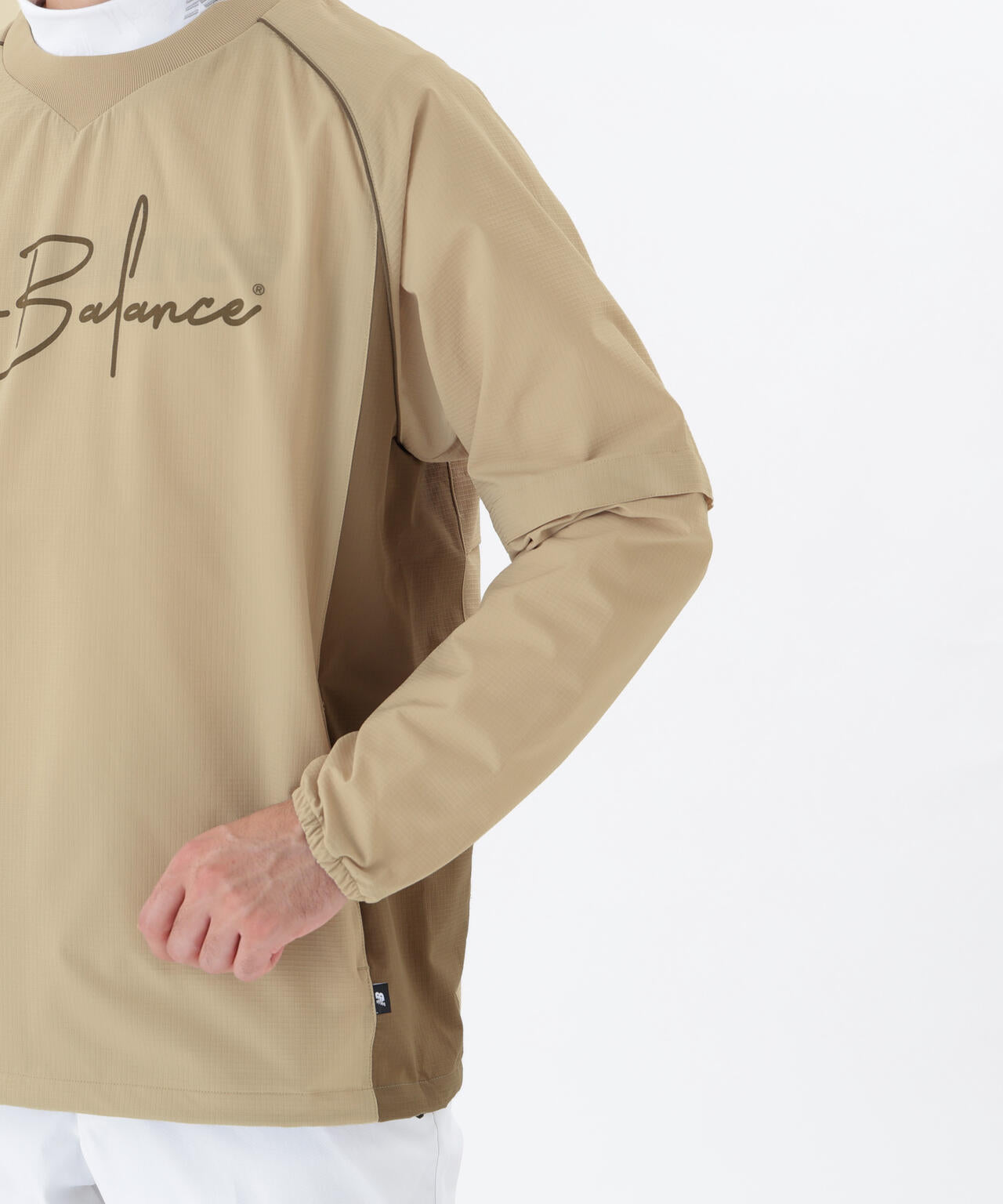 袖脱着 クルーネック スニードジャケット (MENS)