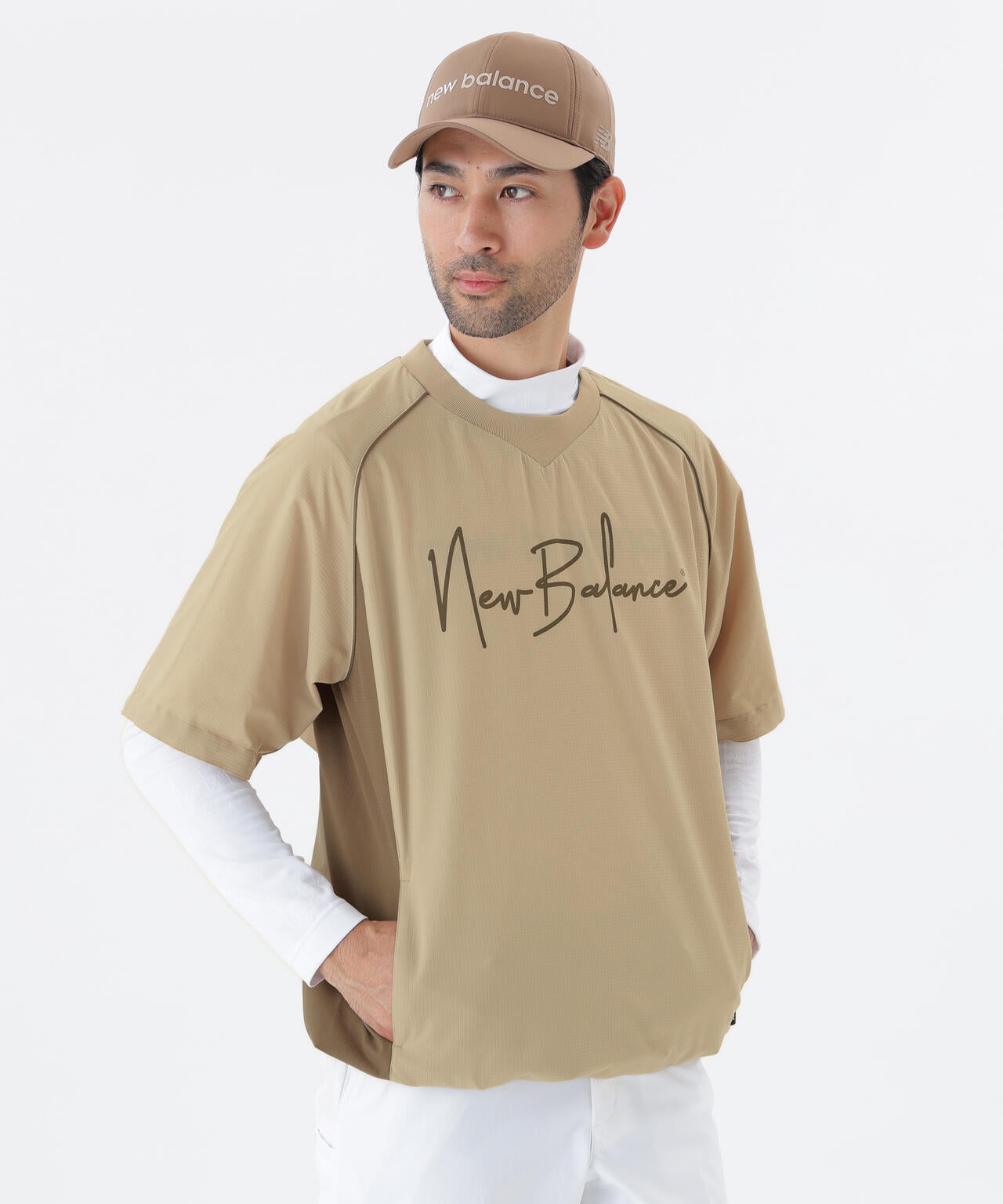 袖脱着 クルーネック スニードジャケット (MENS)