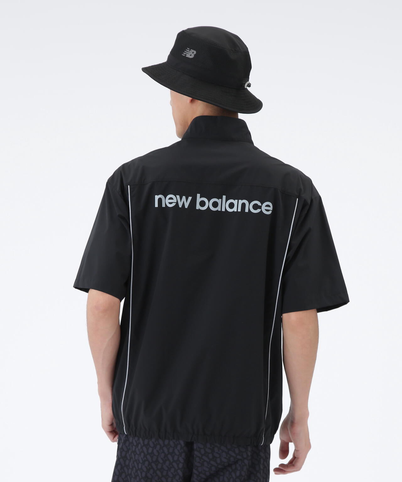 ストレッチ 撥水 ハーフスリーブ スタンドジップ ブルゾン (MENS)