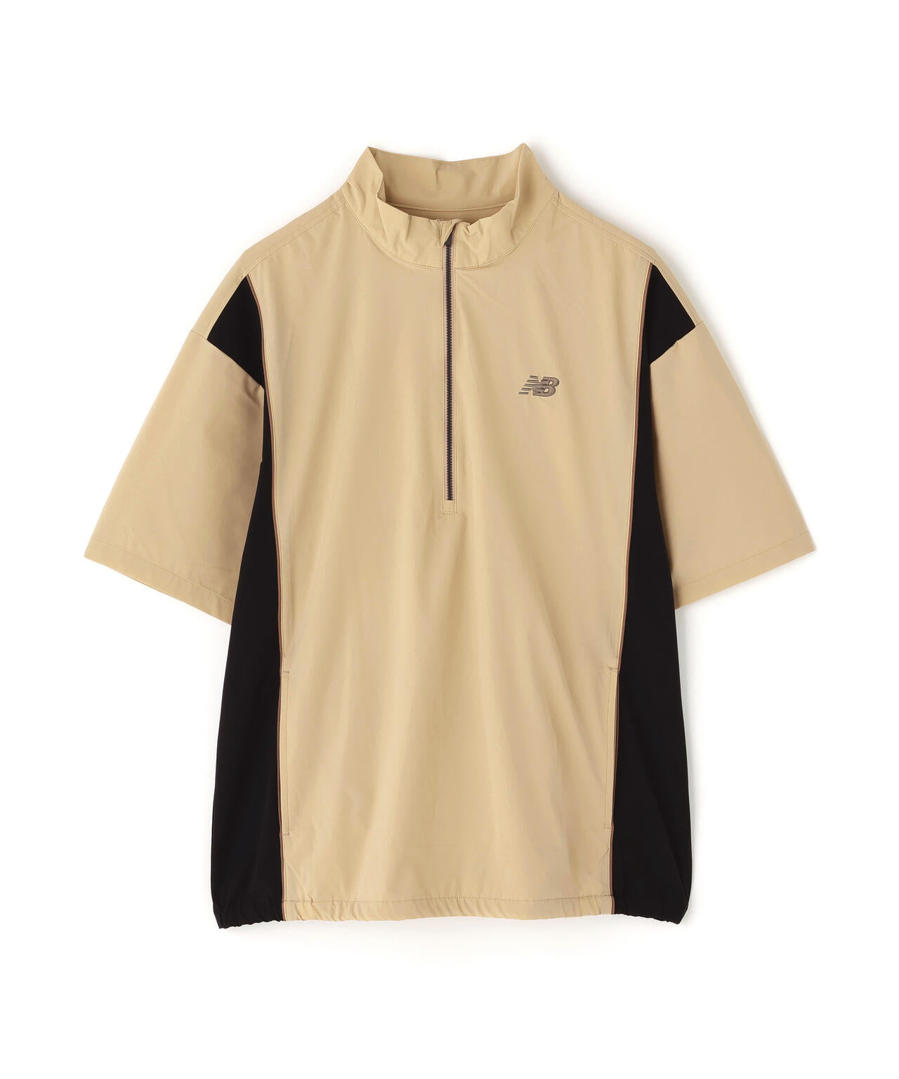 ストレッチ 撥水 ハーフスリーブ スタンドジップ ブルゾン (MENS)