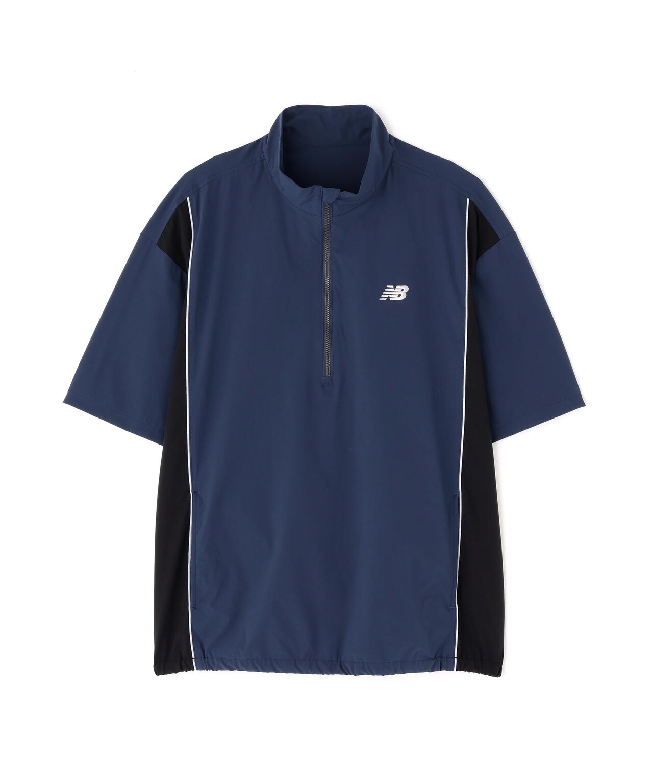 ストレッチ 撥水 ハーフスリーブ スタンドジップ ブルゾン (MENS)