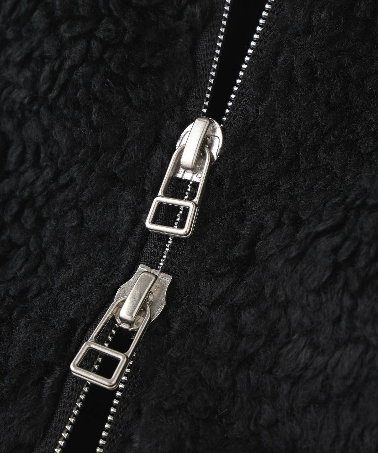 ボア×ロゴキルト フルジップ ワンピース (WOMENS)