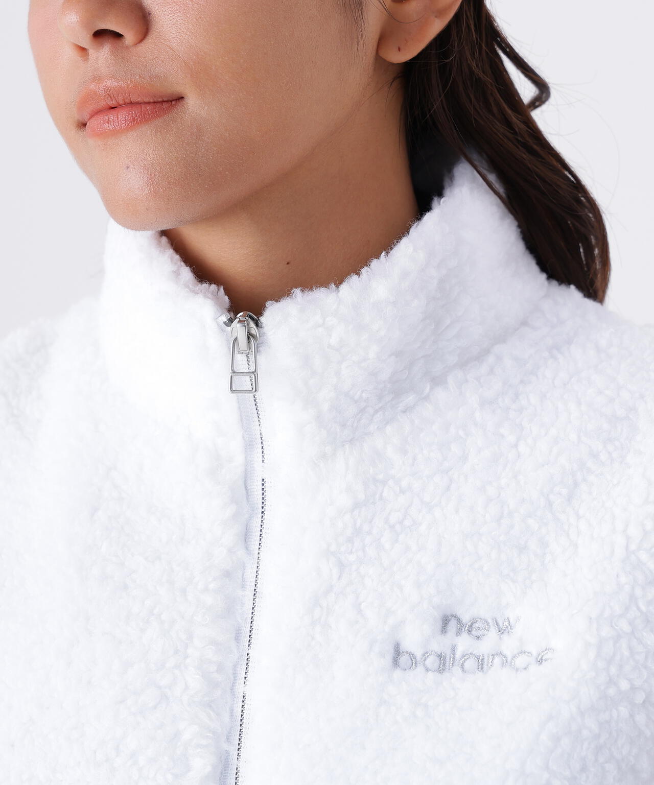 ボア×ロゴキルト フルジップ ワンピース (WOMENS)