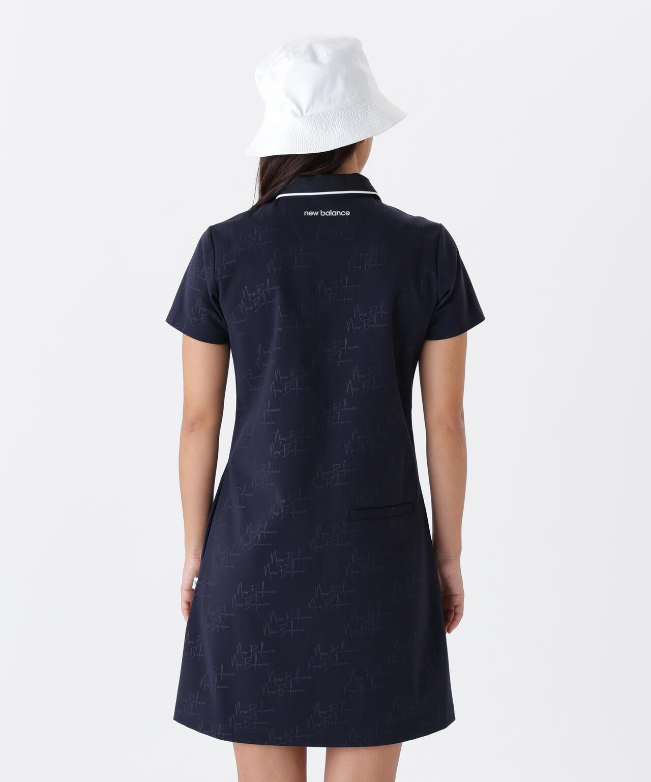 【直営店舗・公式オンライン限定】ロゴモノグラム柄 半袖 ポロワンピース (WOMENS)