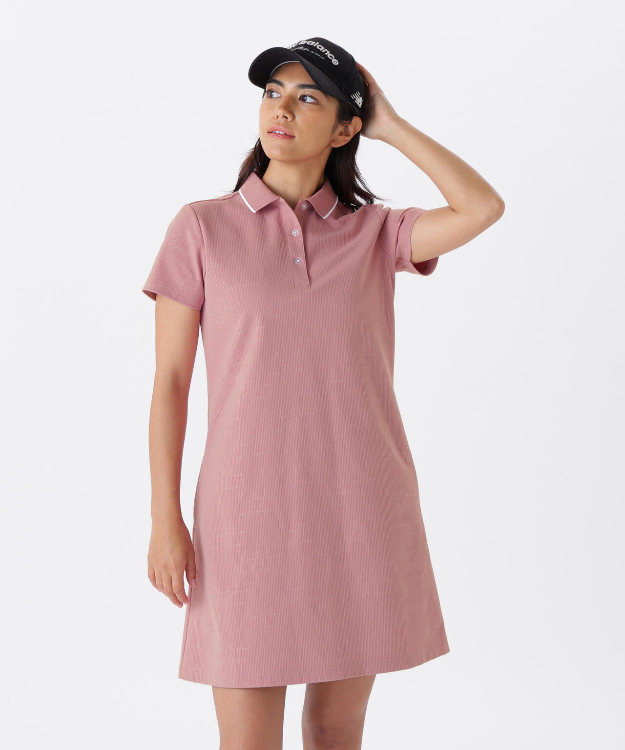 【直営店舗・公式オンライン限定】ロゴモノグラム柄 半袖 ポロワンピース (WOMENS)