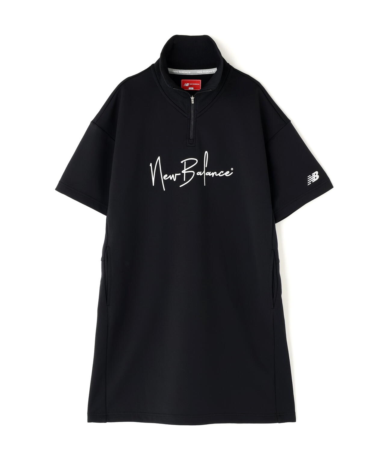 保形性 ストレッチ スウェット ハーフジップ ワンピース (WOMENS)