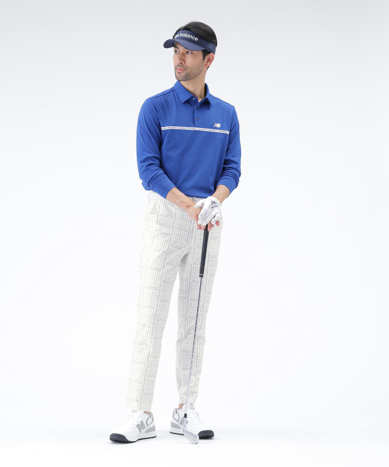 ロゴグレンチェック柄 4WAYストレッチ ロングパンツ (MENS)