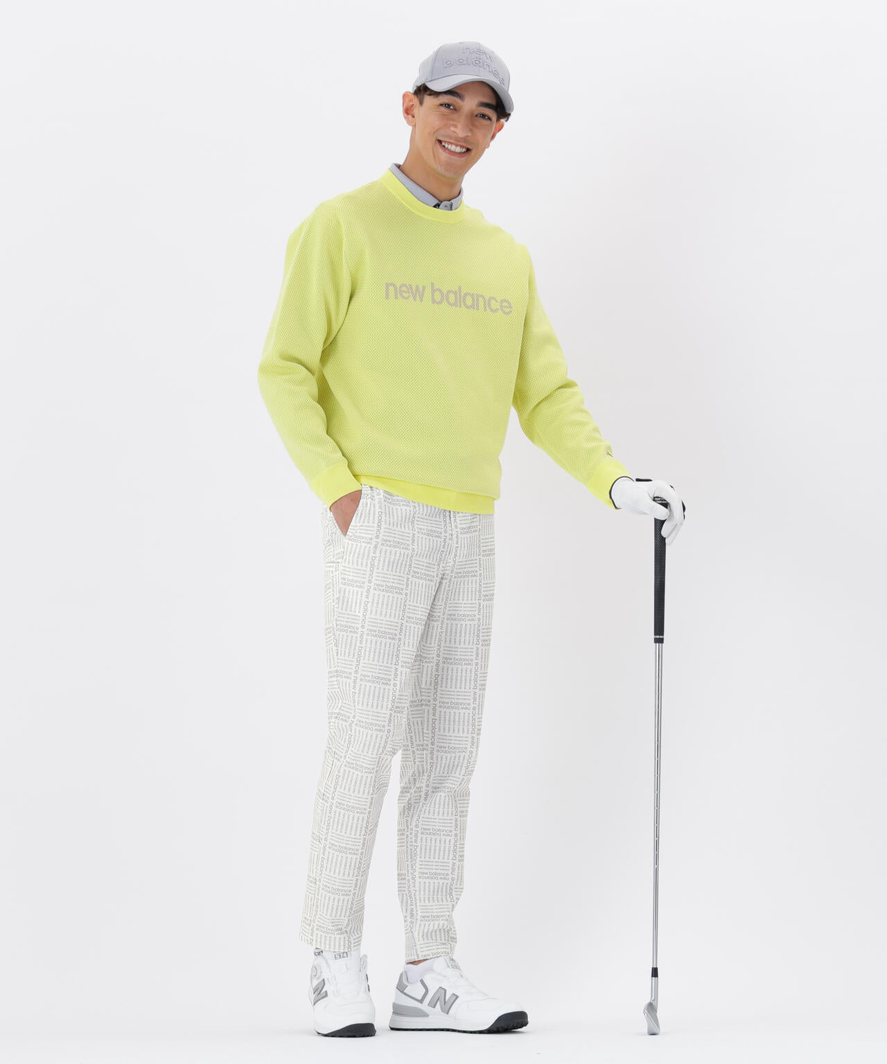 ロゴグレンチェック柄 4WAYストレッチ ロングパンツ (MENS)