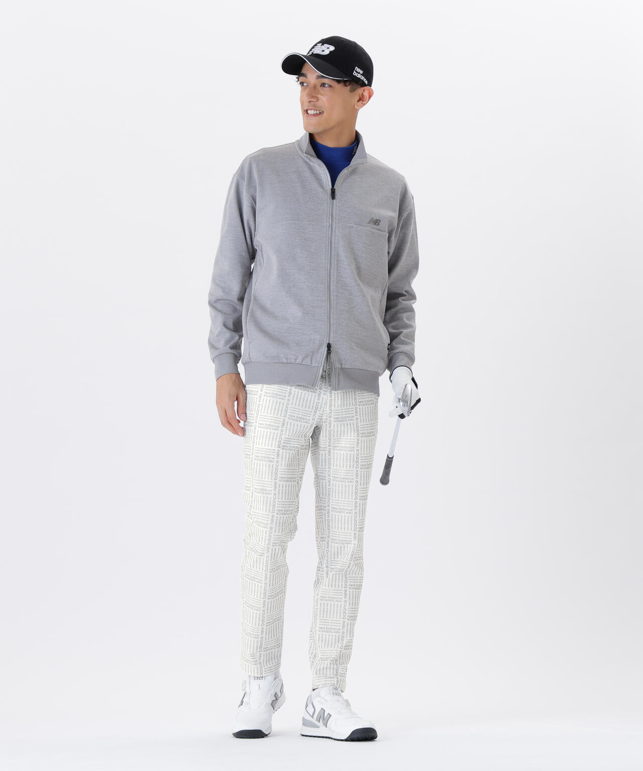 ロゴグレンチェック柄 4WAYストレッチ ロングパンツ (MENS)