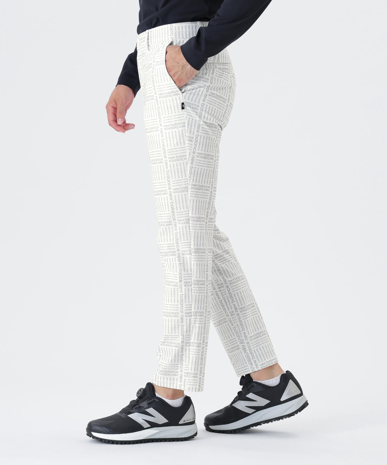 ロゴグレンチェック柄 4WAYストレッチ ロングパンツ (MENS)