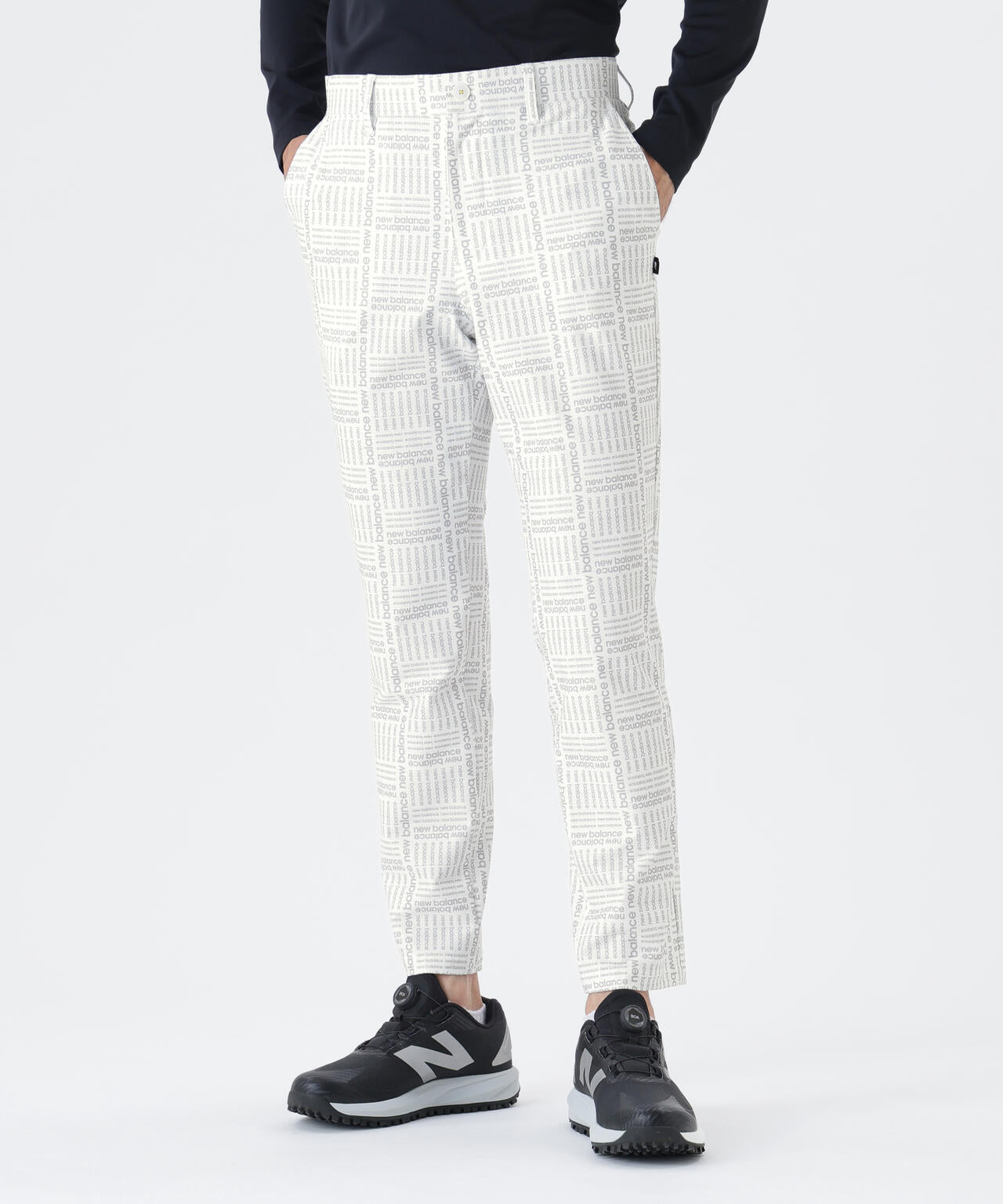 ロゴグレンチェック柄 4WAYストレッチ ロングパンツ (MENS)