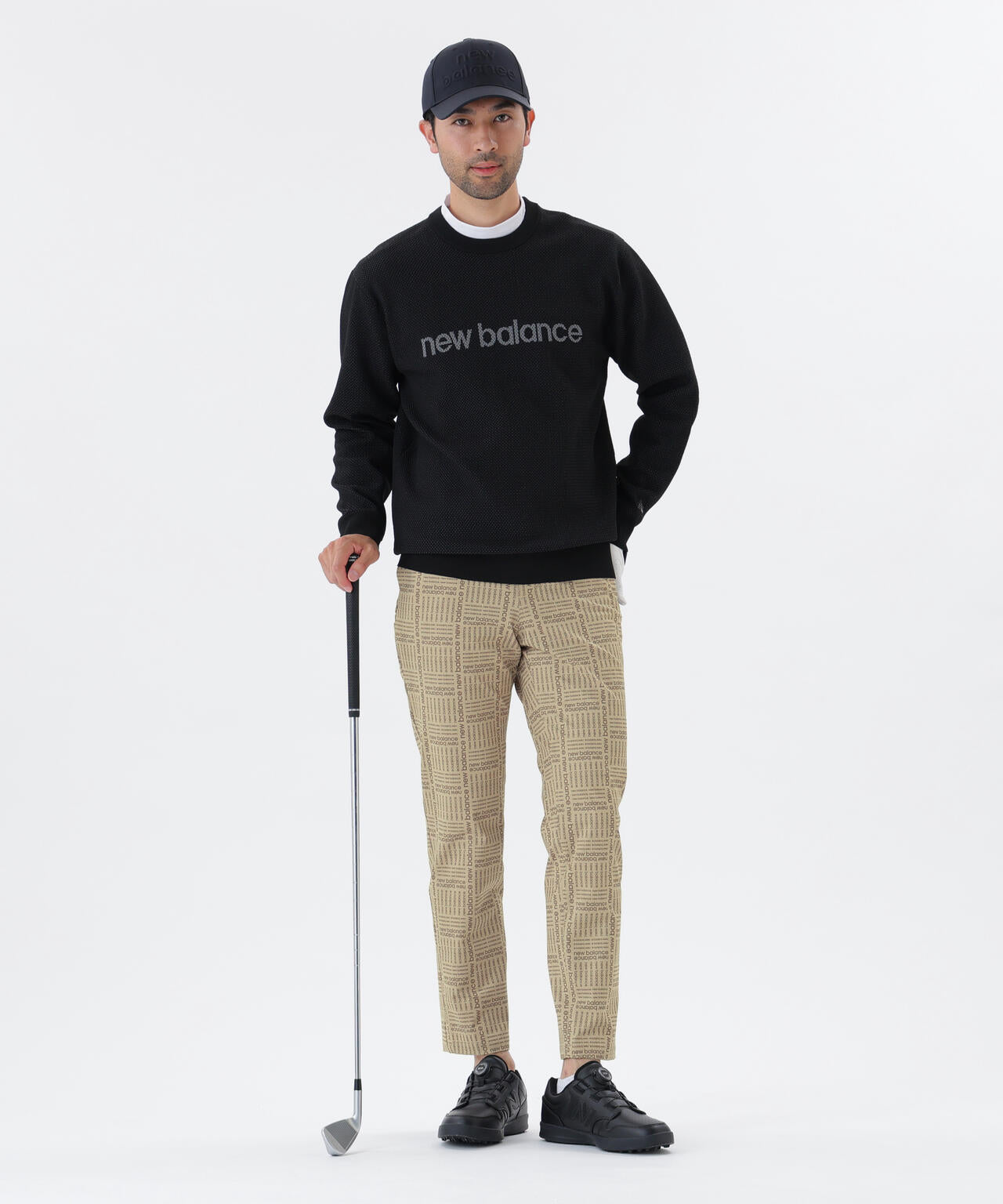 ロゴグレンチェック柄 4WAYストレッチ ロングパンツ (MENS)